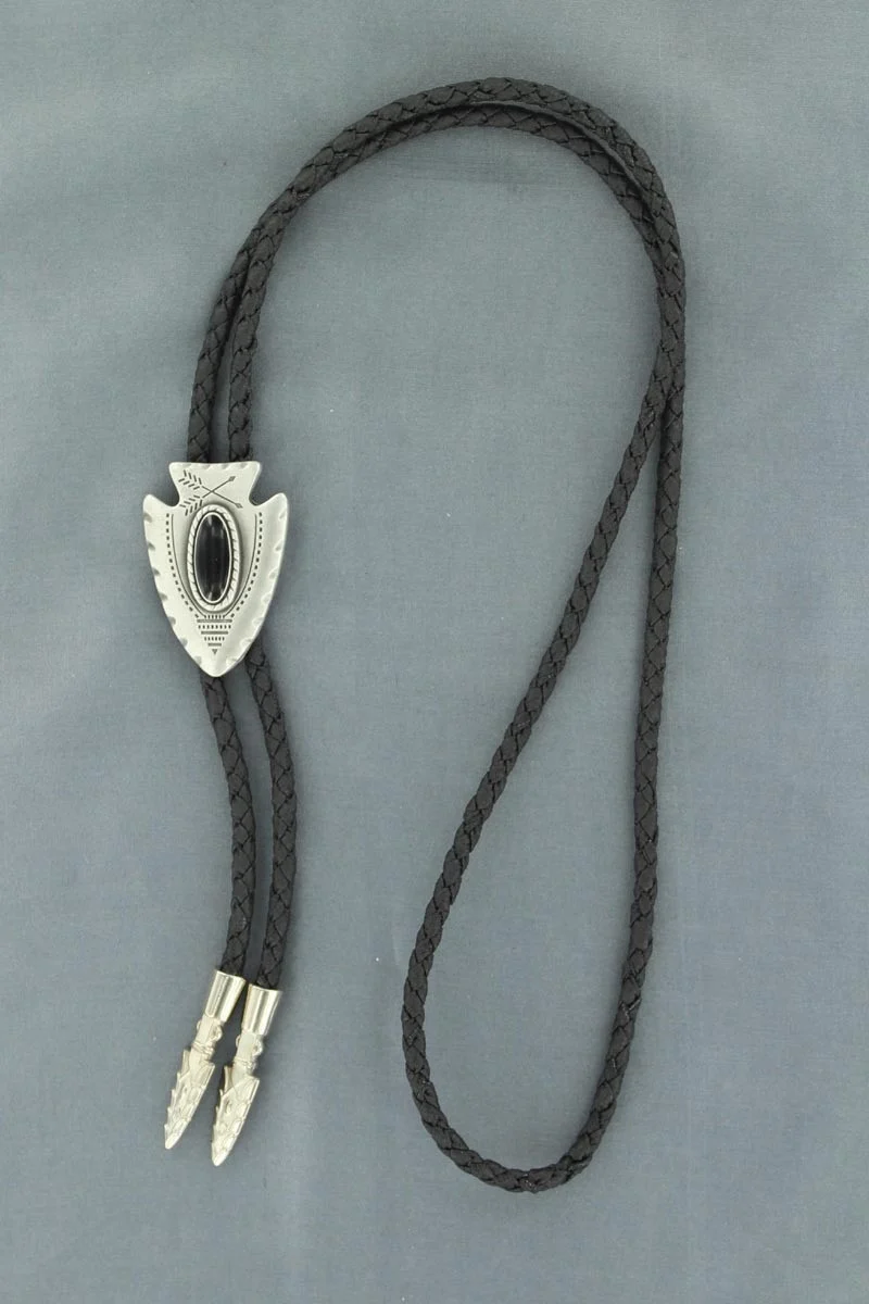 Arrowhead With Stone Bolo Tie- 22120 - Image 2