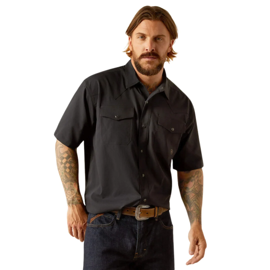 Black Western VentTEK Short Sleeve Shirt