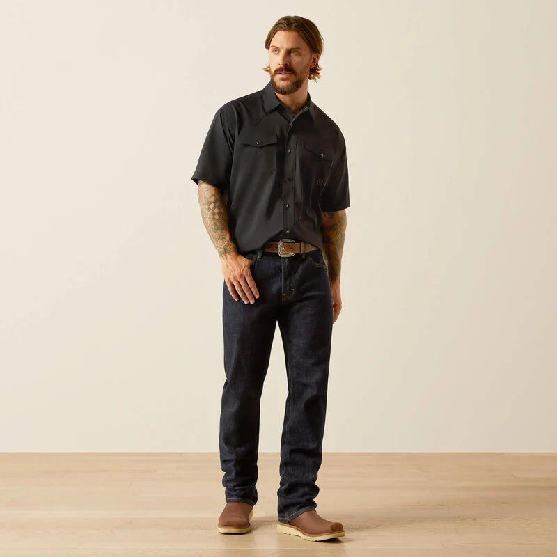 Black Western VentTEK Short Sleeve Shirt - Image 2