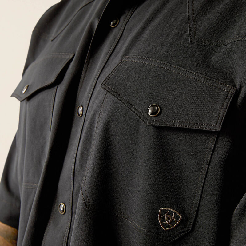 Black Western VentTEK Short Sleeve Shirt - Image 4