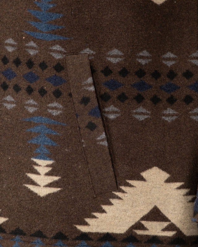 Men's Brown Charlie Henley Jacket By Outback 48736 - Image 4