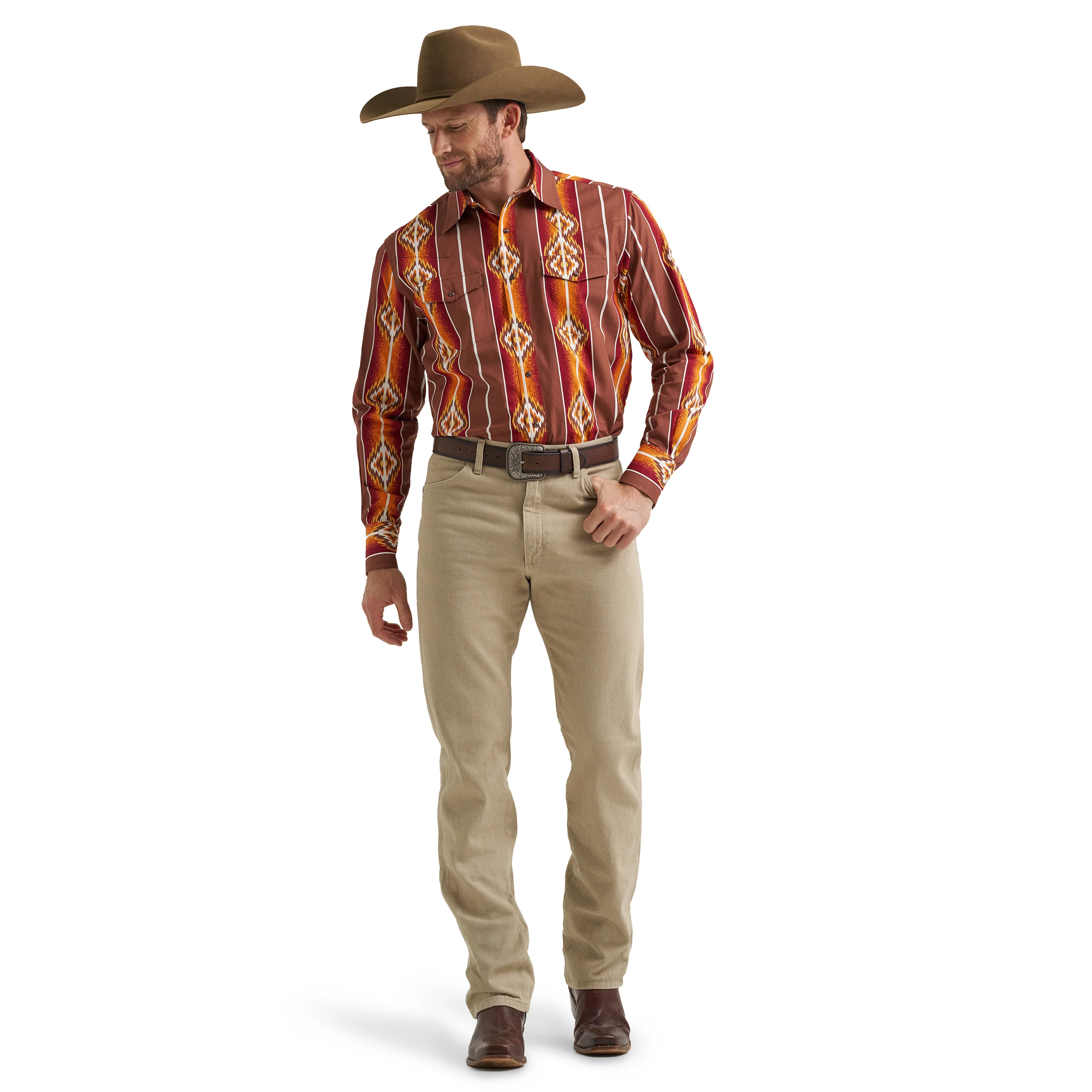 Men's Checotah Western Long Sleeve Classic Fit Shirt 112369466 - Image 3