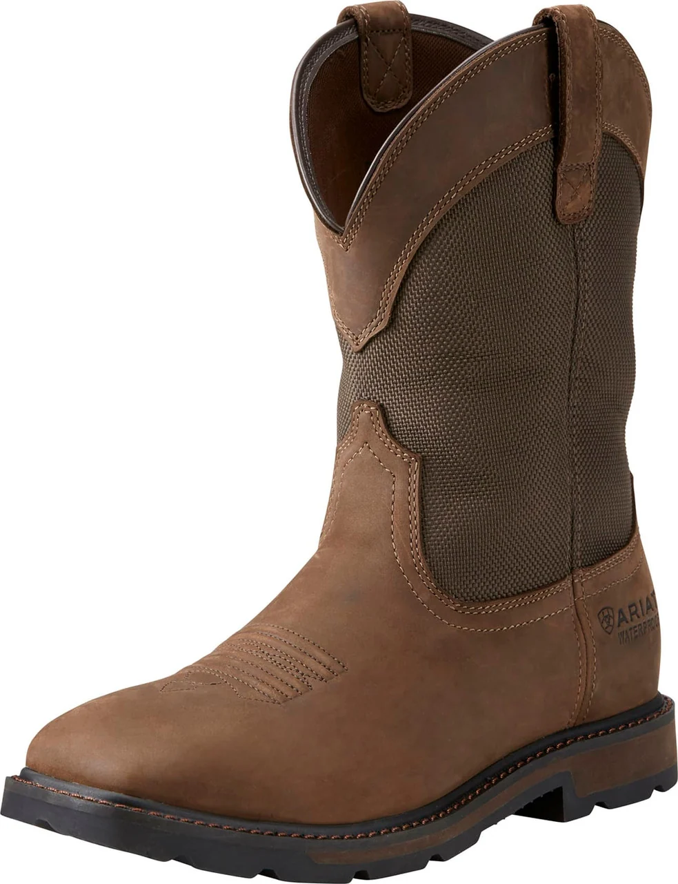 Men's Groundbreaker H20 Steel Toe Wide Square Toe Work Boot by Ariat 10015196 - Image 2