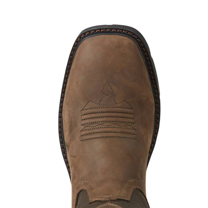 Men's Groundbreaker H20 Steel Toe Wide Square Toe Work Boot by Ariat 10015196 - Image 4