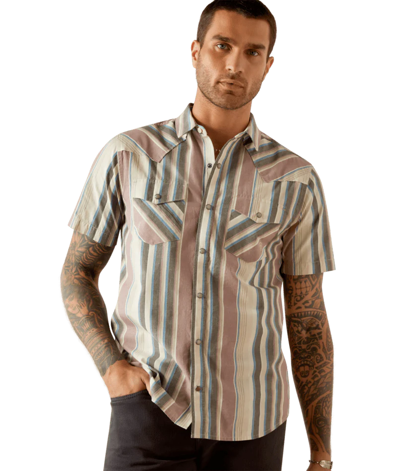 Men's Hughie Retro Fit Snap Short Sleeve Shirt - 10054701