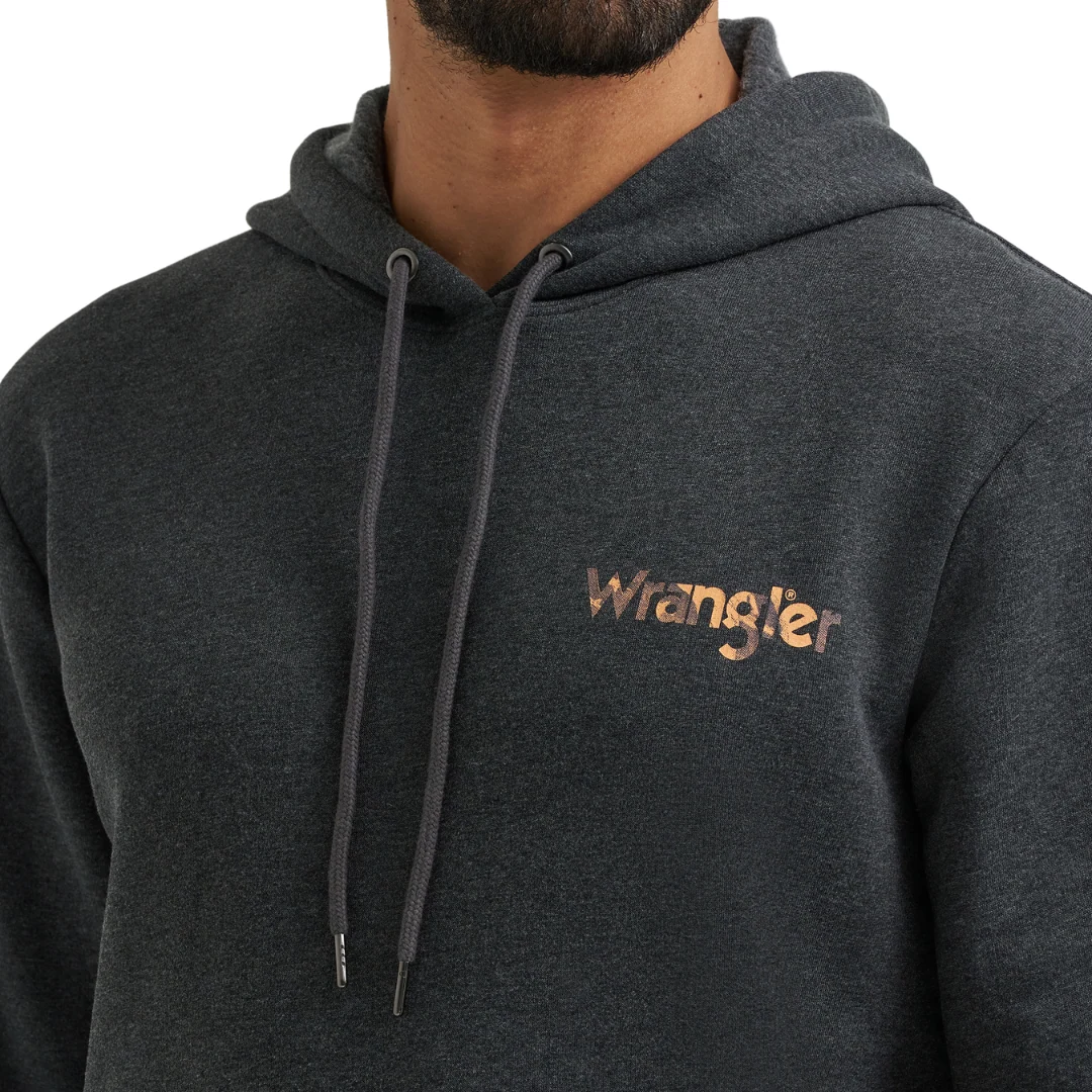 Men's Jet Black Western Hoodie 112368706 - Image 3