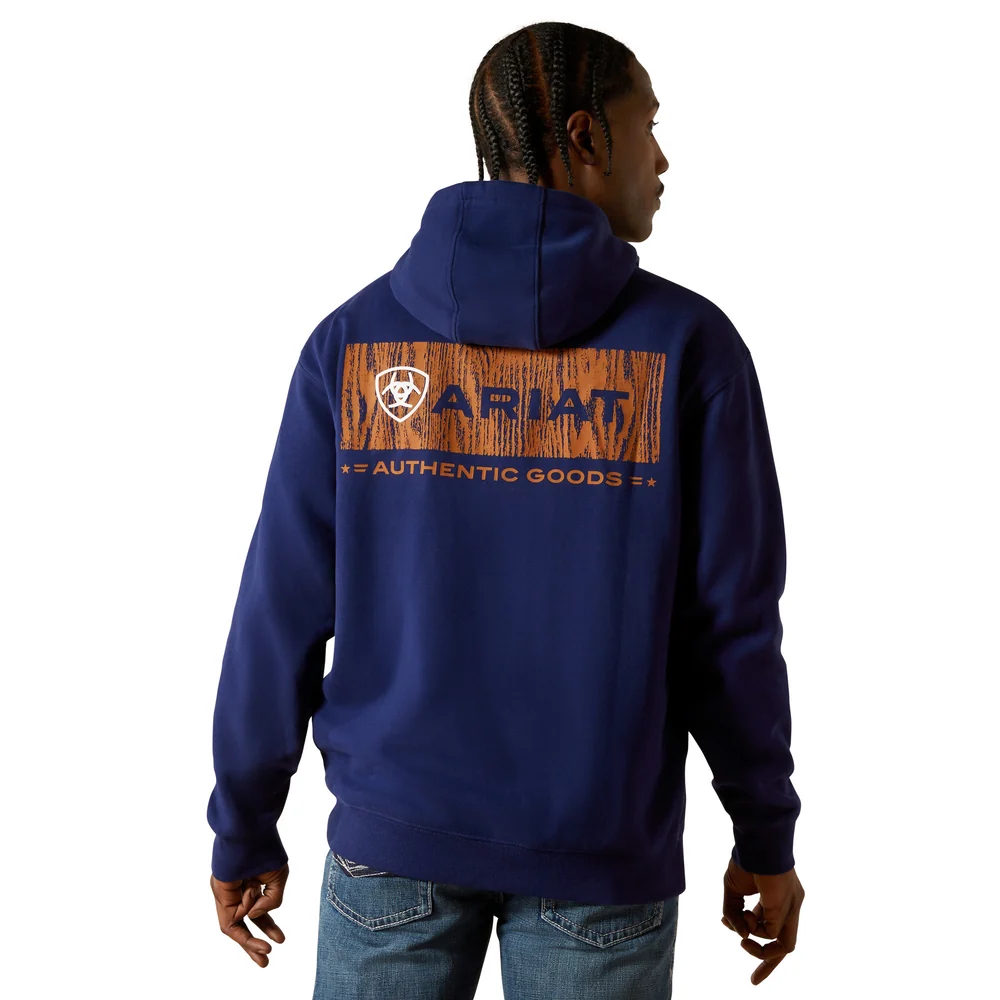Men's Navy Woodshop Stack Hoodie - 10062497