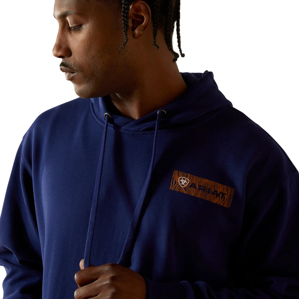 Men's Navy Woodshop Stack Hoodie - 10062497 - Image 3