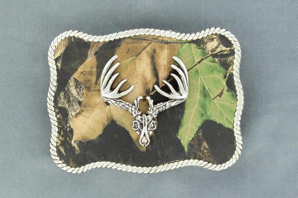 Men's Nocona Mossy Oak Buck Skull Buckle by Nocona 37958 - Image 2