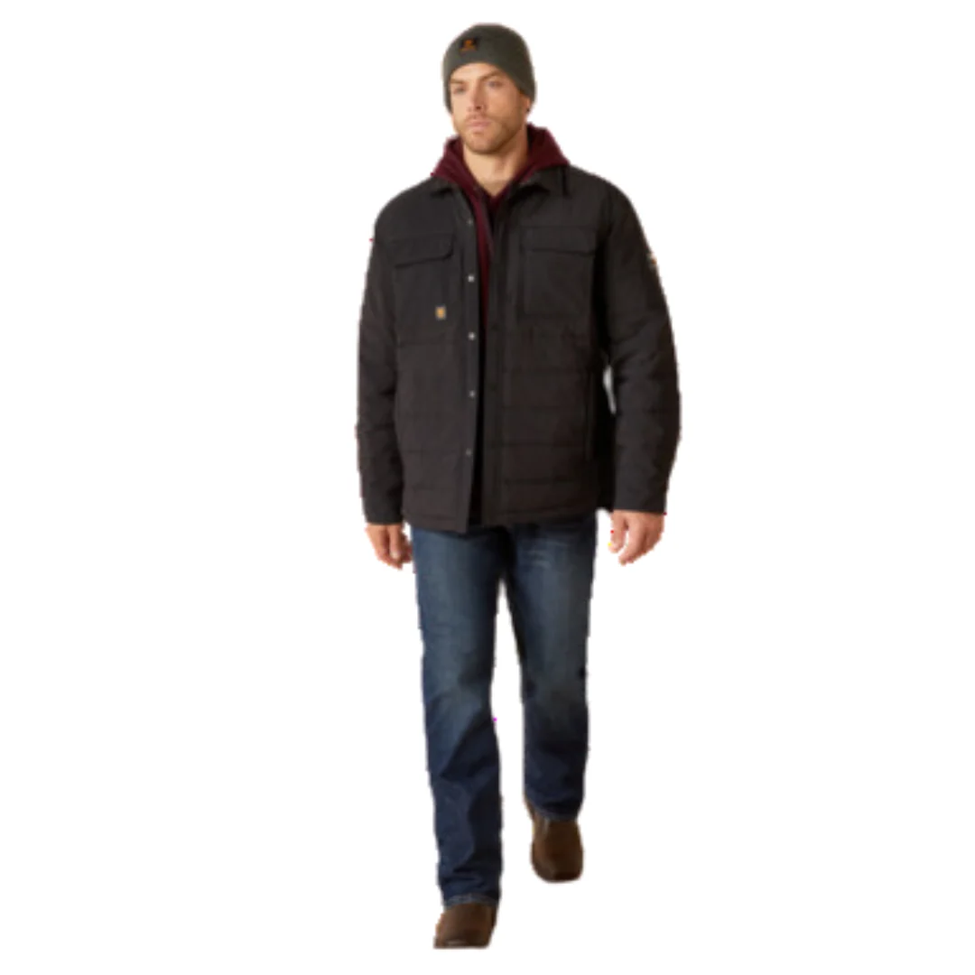 Men's Rebar Cordura Ripstop Insulated Shirt Jacket 10052120 - Image 4