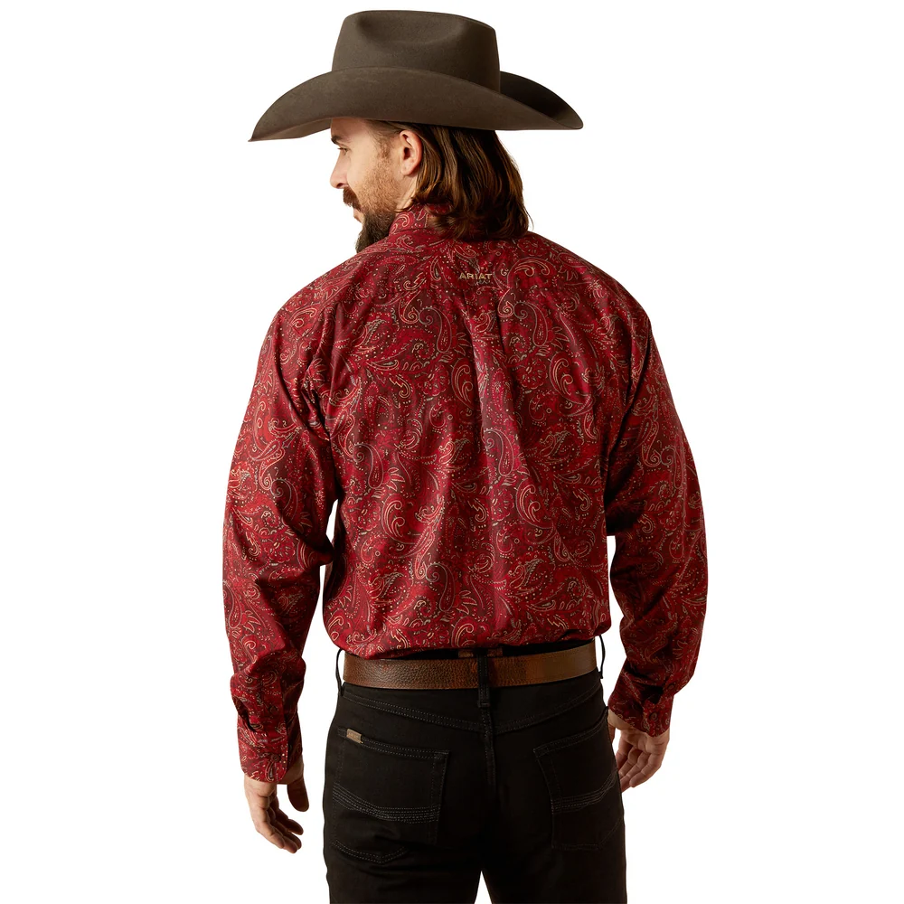 Men's Red Jaydon Classic Fit Shirt 10053898 - Image 2