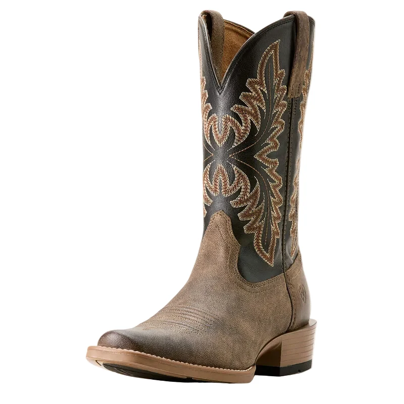 Men's Renegade Narrow Cutter Toe Cowboy Boot in Stone Black - Image 2