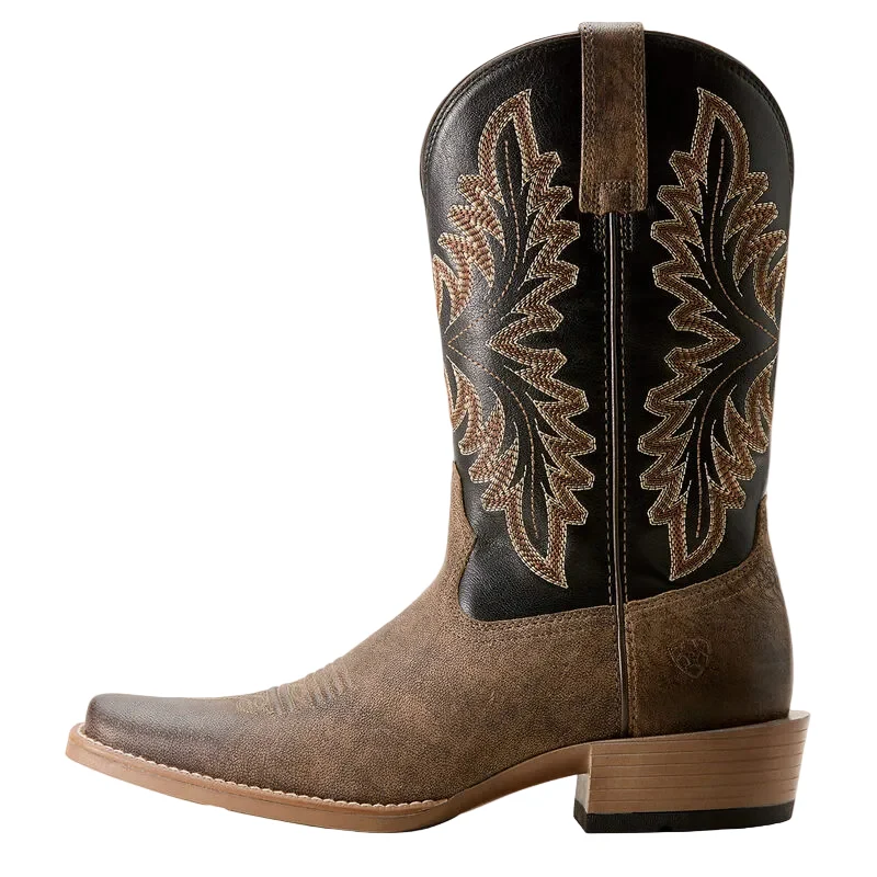 Men's Renegade Narrow Cutter Toe Cowboy Boot in Stone Black - Image 6