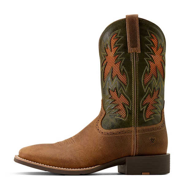 Men's Sport Cool VentTEK Wide Square Toe Cowboy Boot - 10074161 - Image 2
