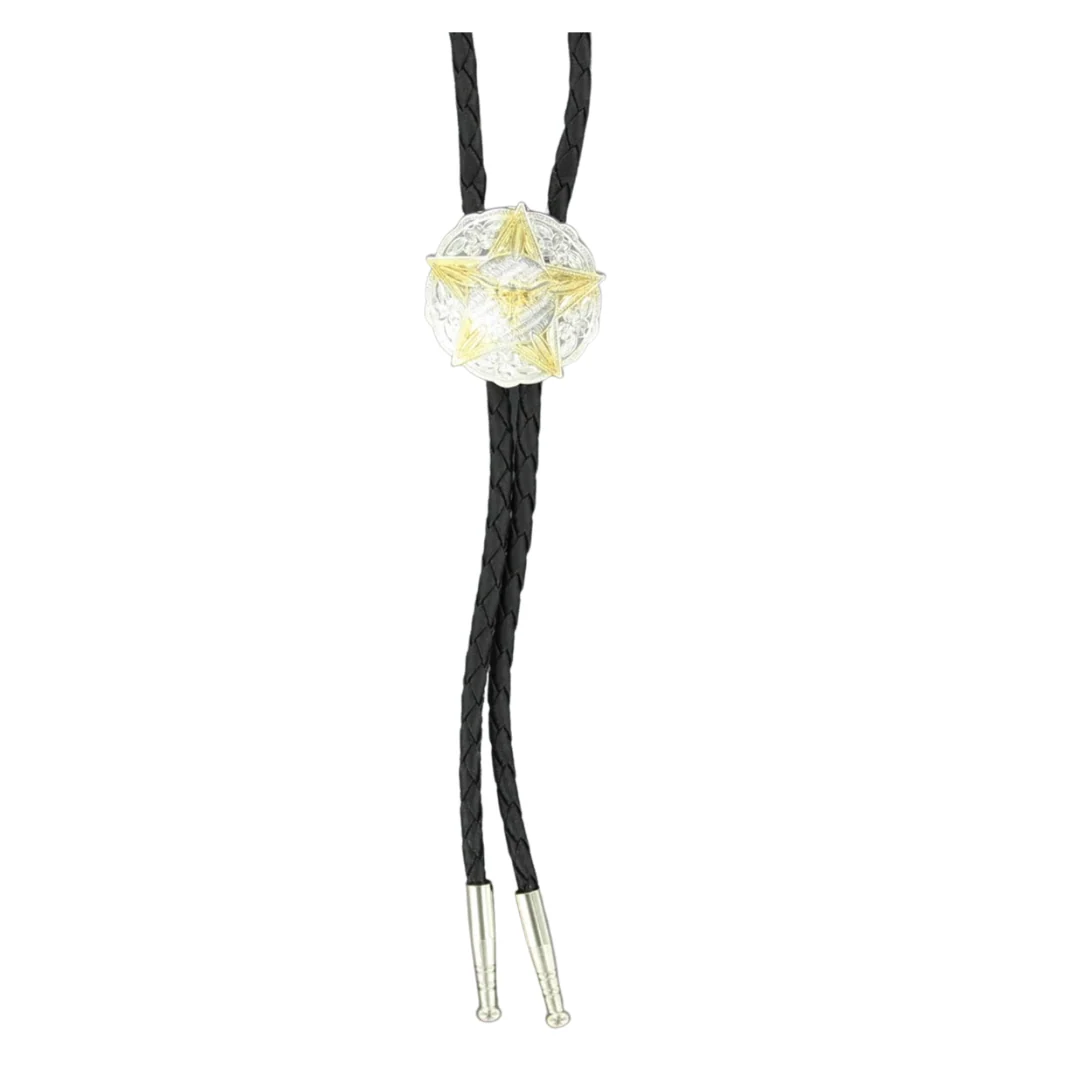 Star With Bull Bolo Tie- 22708