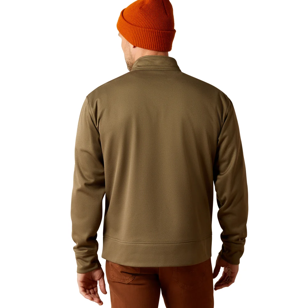 Men's Ariat Team Logo 1/4 Zip Sweatshirt 10052809 - Image 4