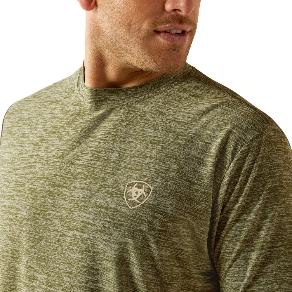 Men's Tree Bark Camo Charger T-Shirt - Image 4