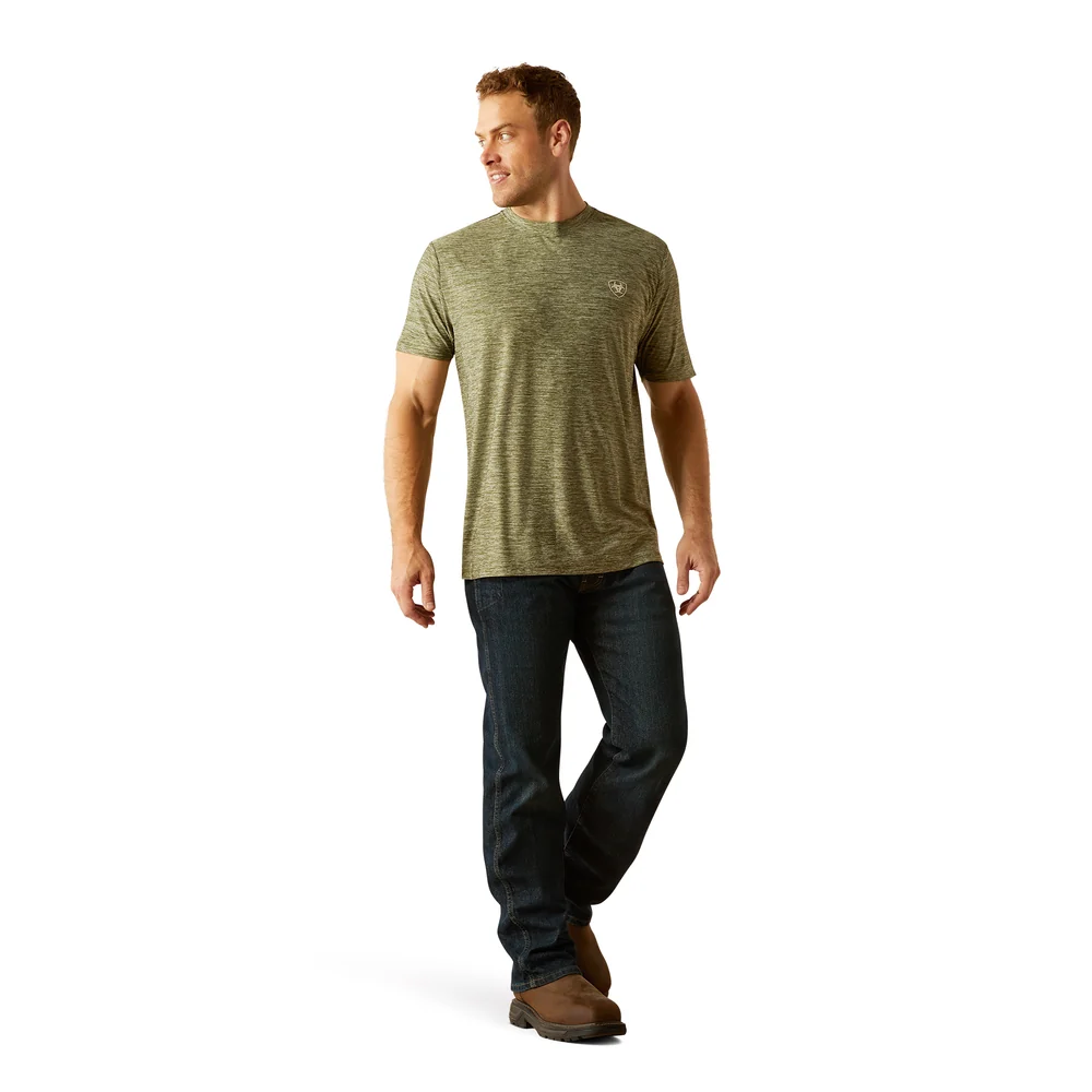 Men's Tree Bark Camo Charger T-Shirt - Image 5