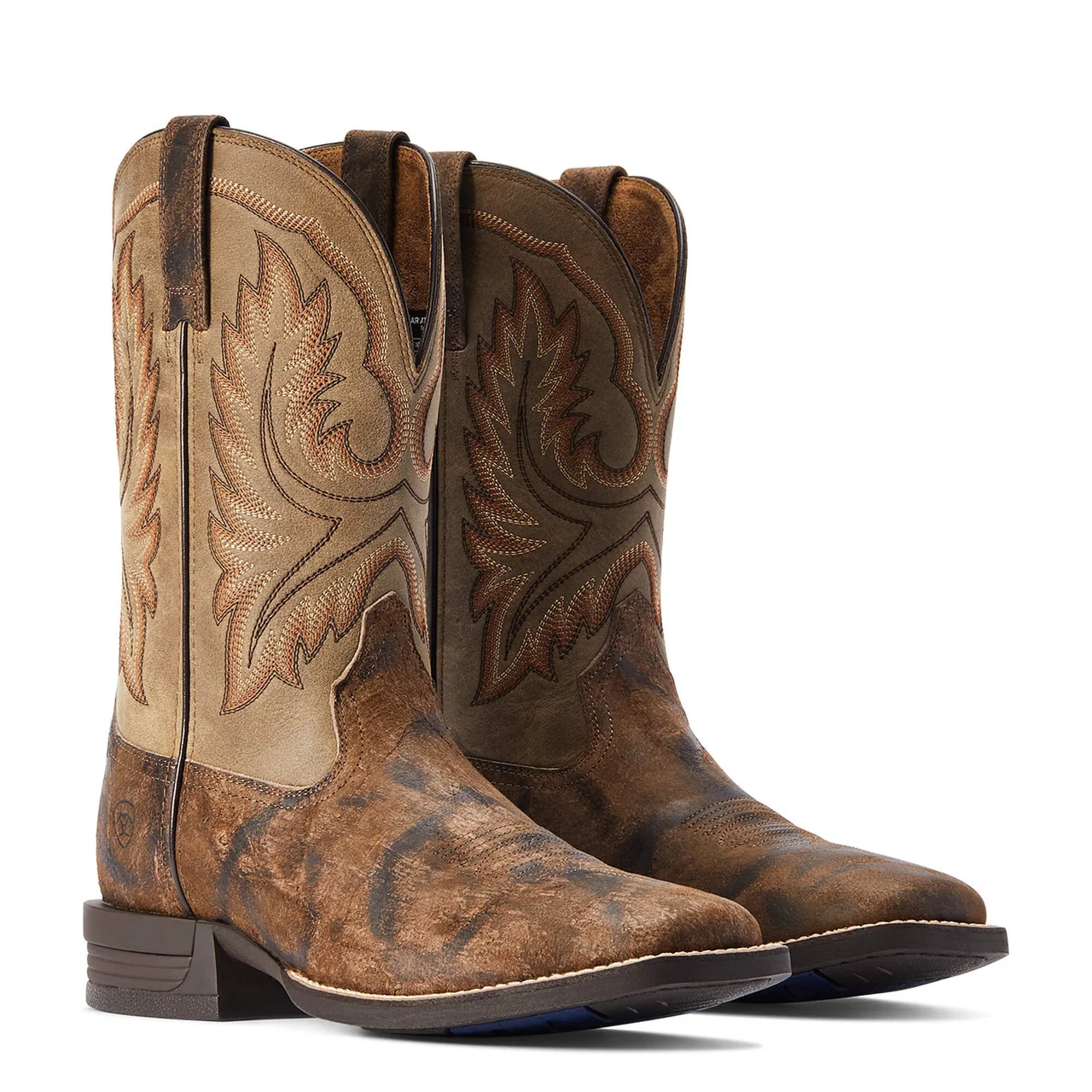 Men's Wilder Antique Grey/Brown Bomber Cowboy Boot by Ariat 10042466 - Image 6