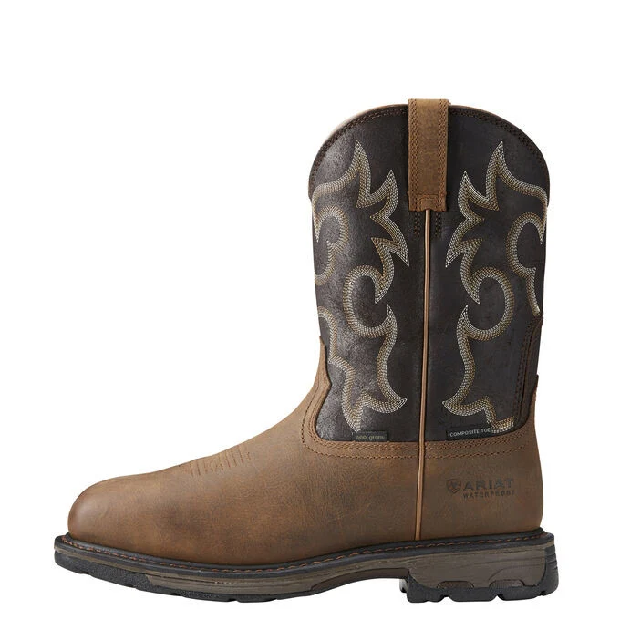 Men's Workhog 400G Insulated Waterproof Composite Toe Work Boot by Ariat 10018555 - Image 3