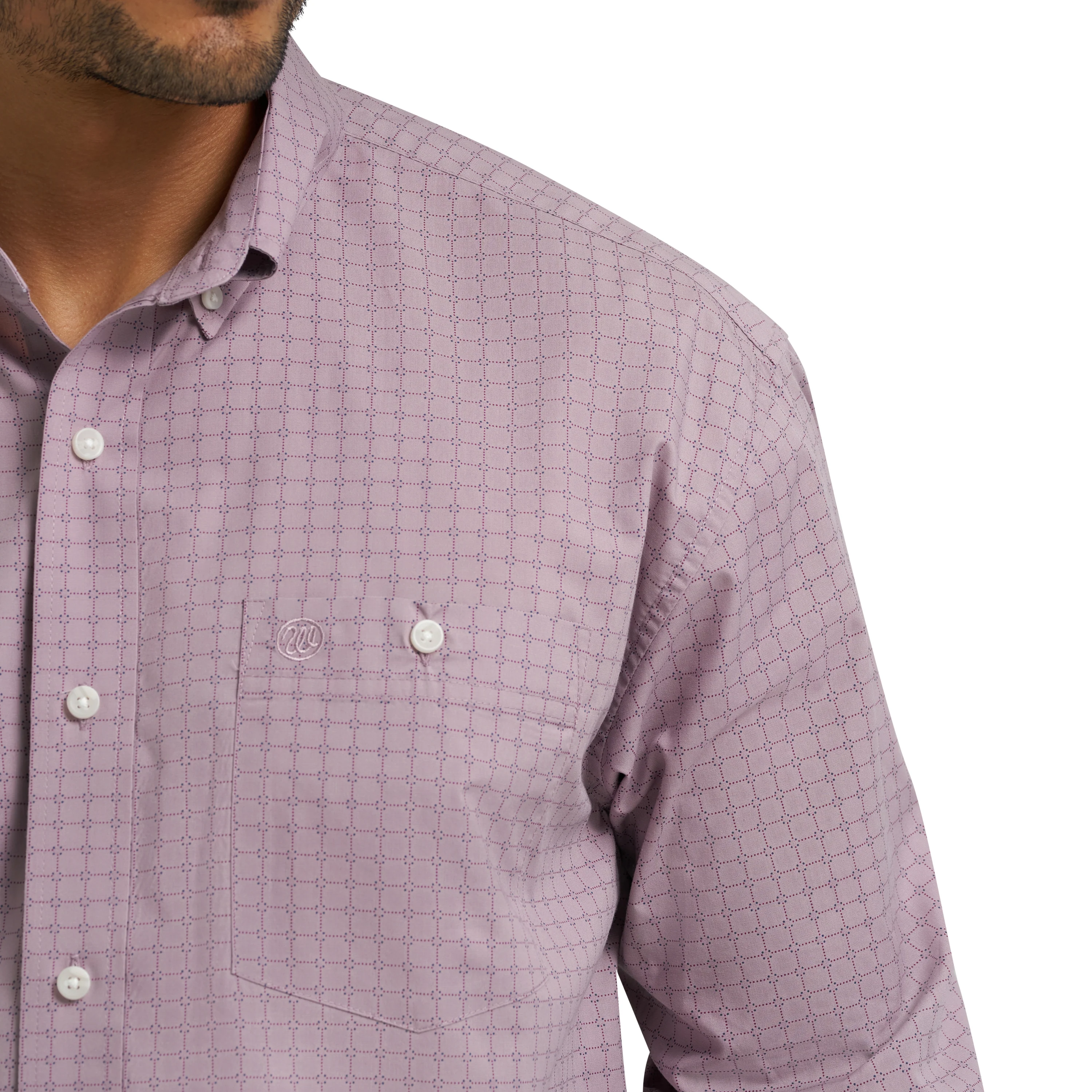 Men's Wrangler® Classic Long Sleeve Shirt - Relaxed Fit - 112365860 - Image 2