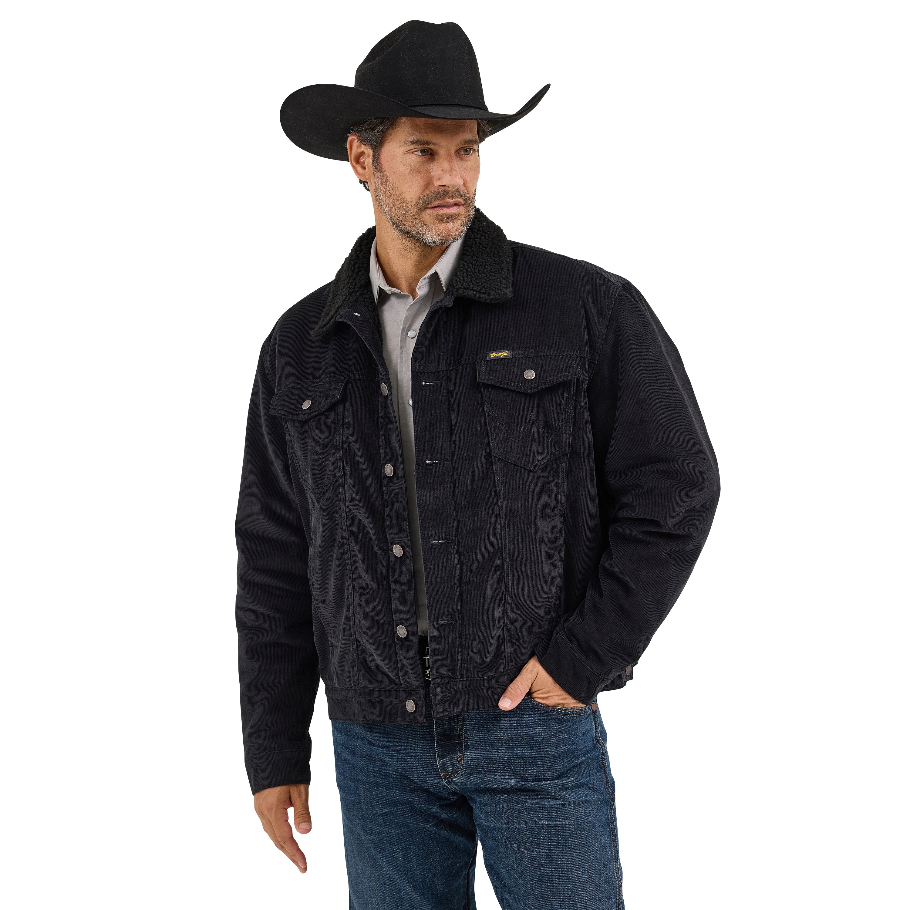 Men's Wrangler® Corduroy Jacket - Sherpa Lined 112367604