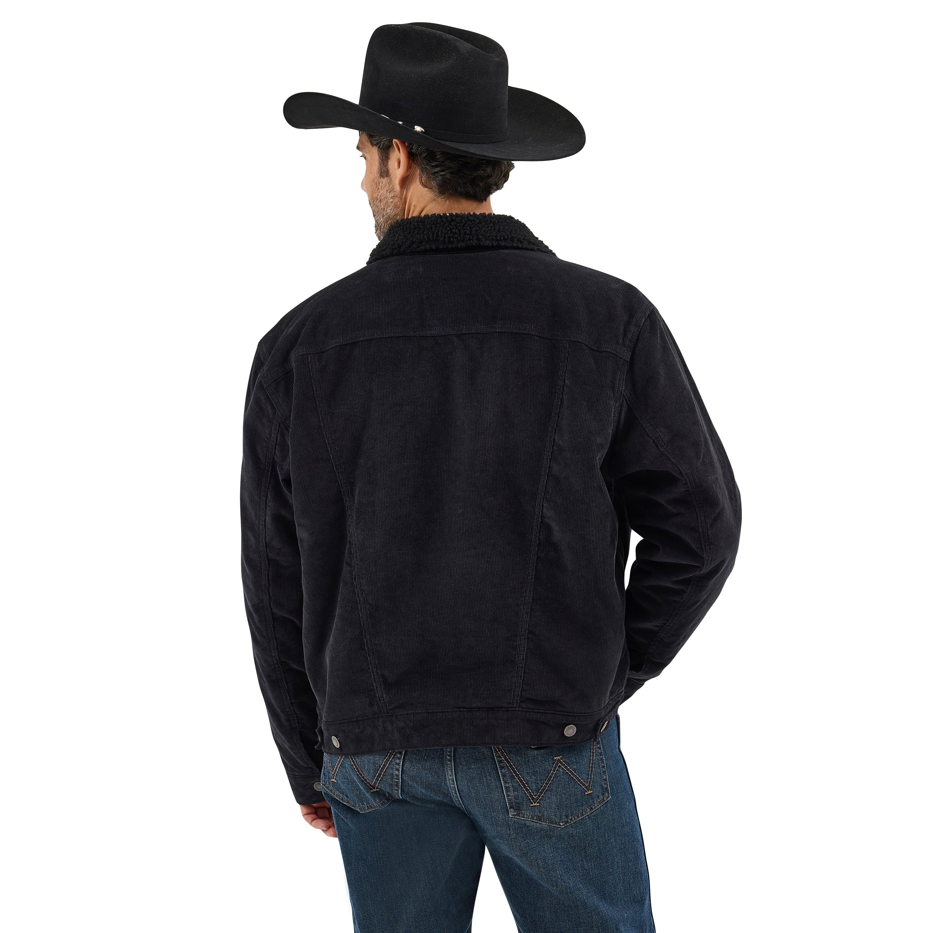 Men's Wrangler® Corduroy Jacket - Sherpa Lined 112367604 - Image 2