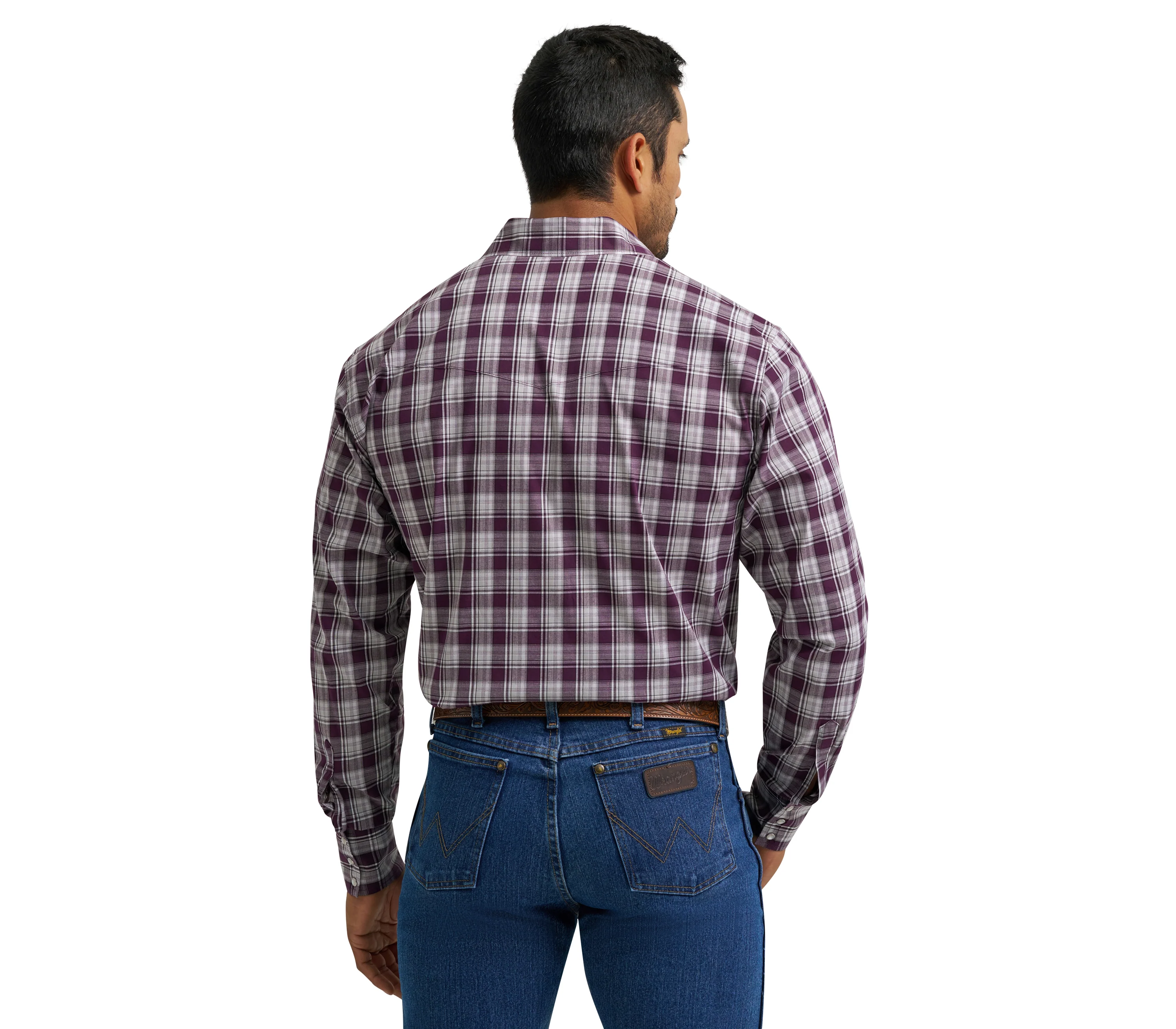 Men's Wrangler® Wrinkle Resist Long Sleeve Shirt - Classic Fit 112367709 - Image 2