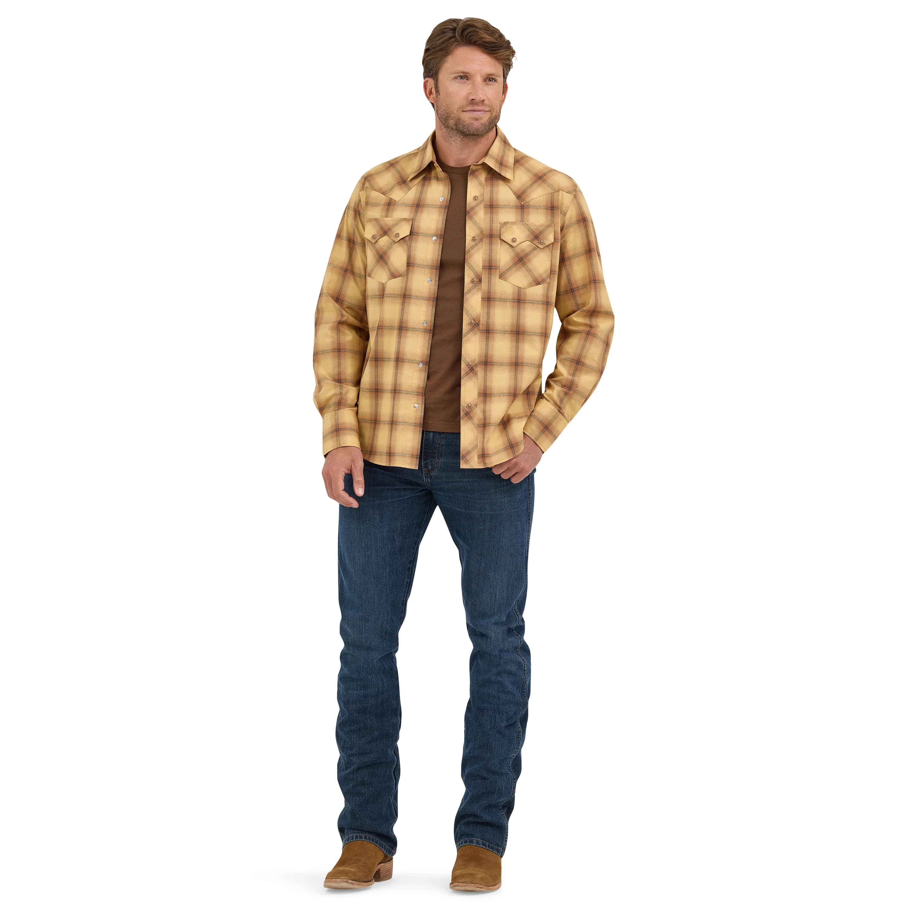 Men's Wrangler Retro® Long Sleeve Shirt - Modern Fit 112368074 - Image 4