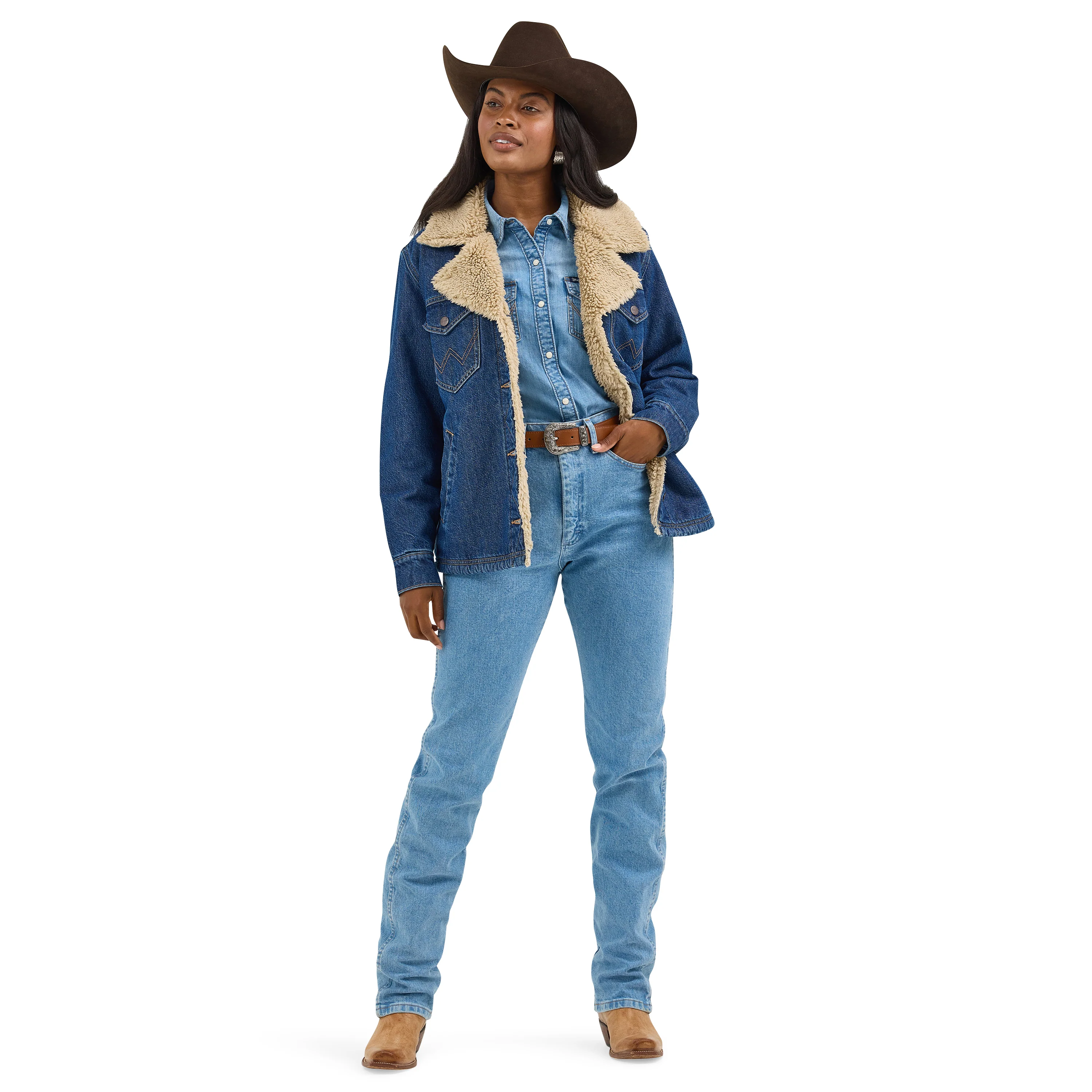 Women's Wrangler Retro® Sherpa Lined Coat 112367333 - Image 4