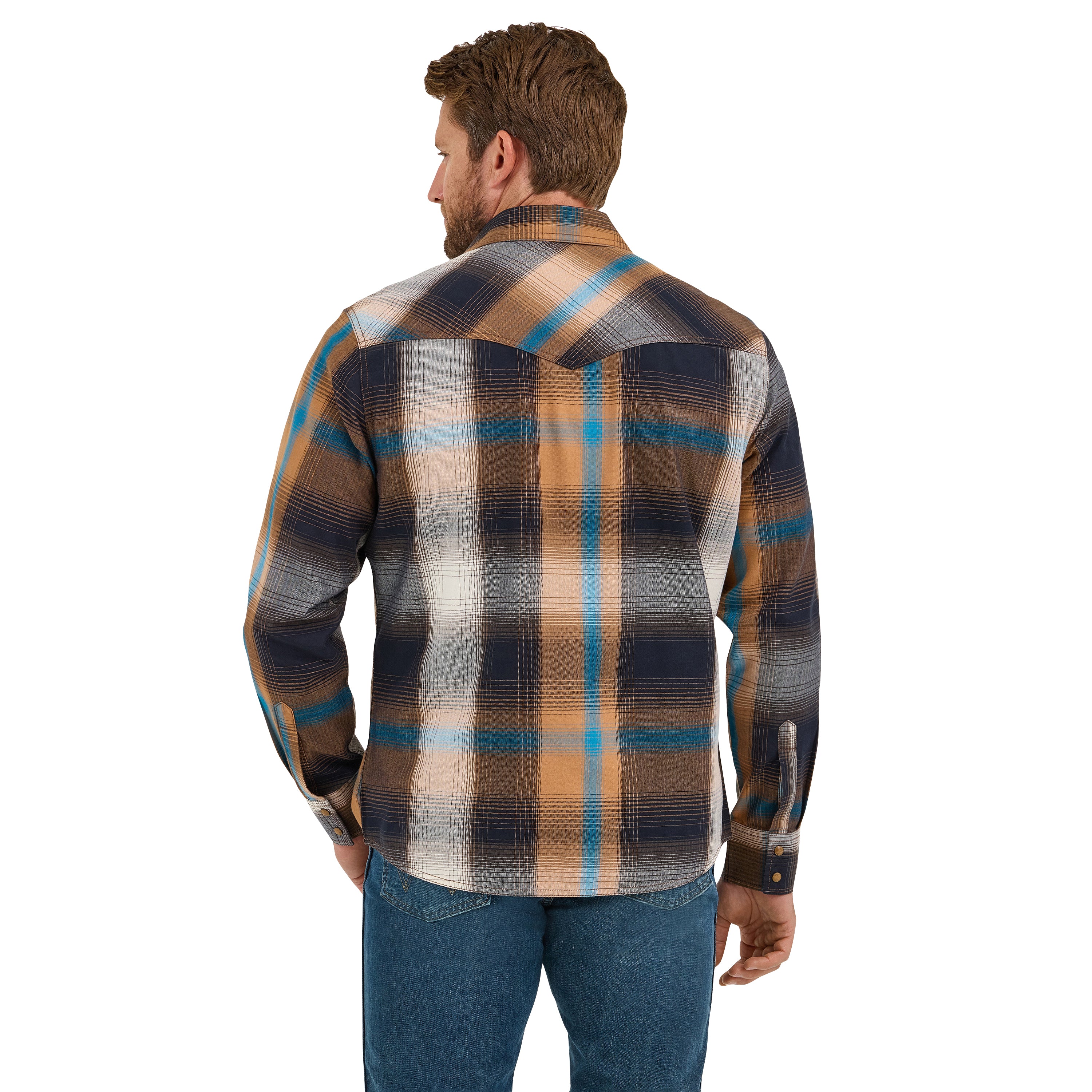 Men's Wrangler Retro Long Sleeve Modern Fit Shirt 112369842 - Image 2