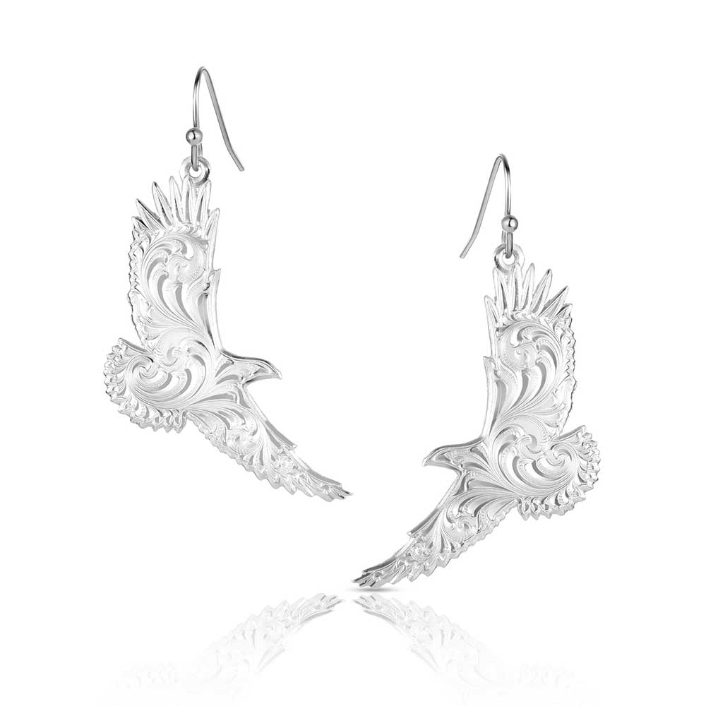Montana Silversmiths Soaring Spirit American Made Earrings AMER6176
