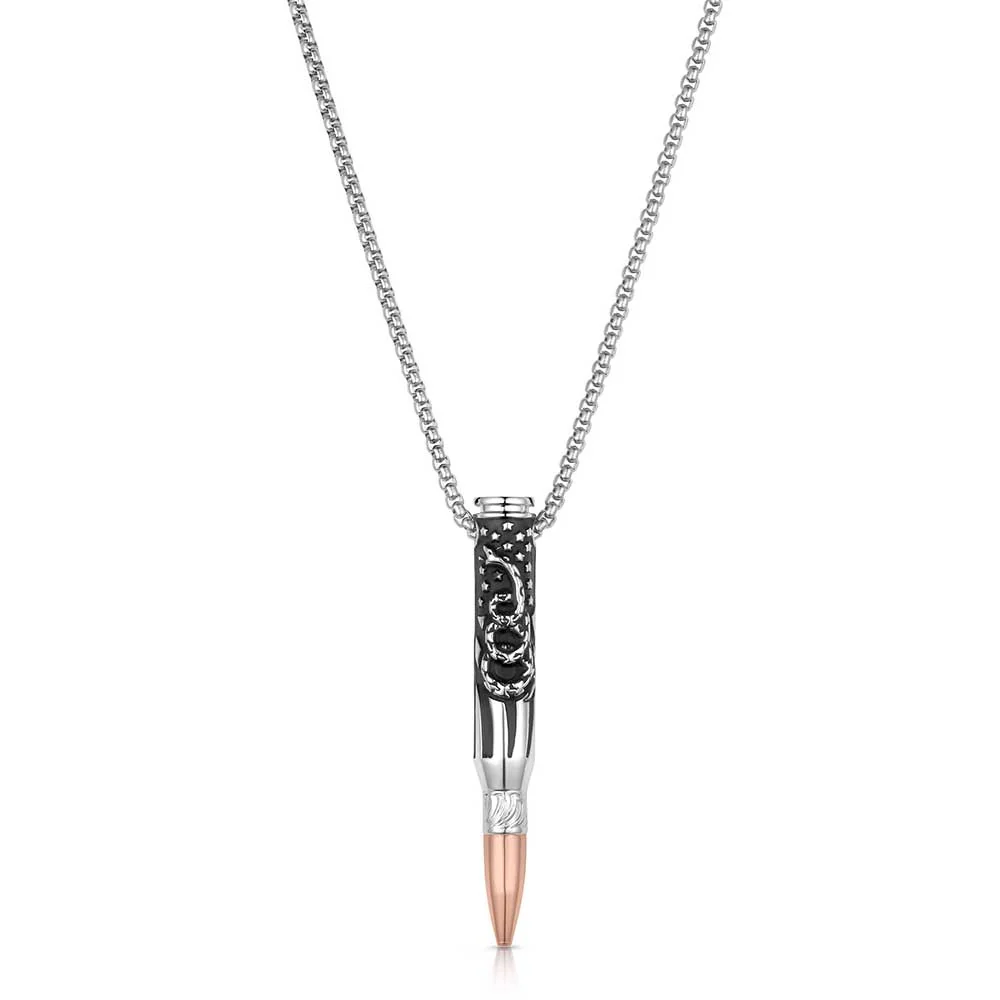 Montana Silversmiths We the People Rifle Bullet Necklace NC6290