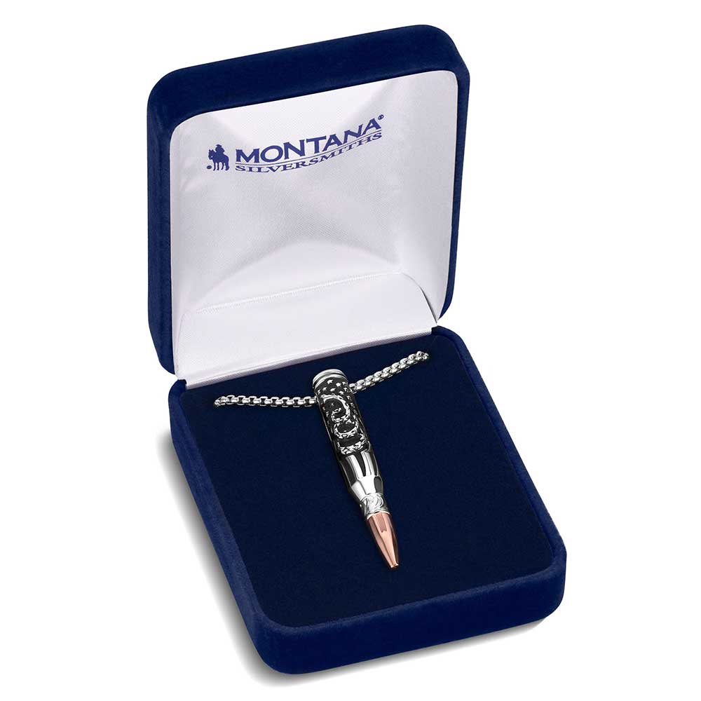 Montana Silversmiths We the People Rifle Bullet Necklace NC6290 - Image 2