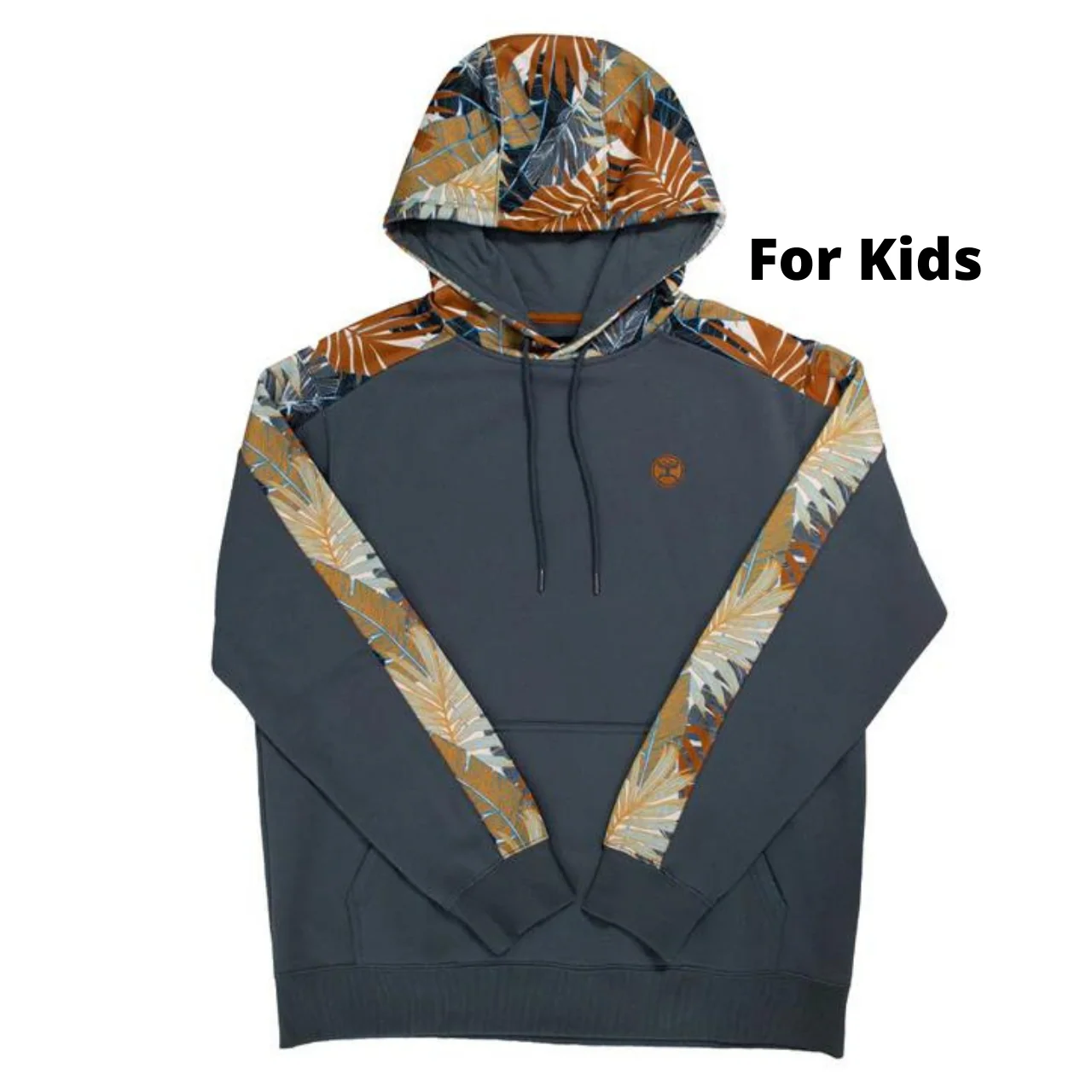 Youth Blue Hooey Palm Tree Pattern Hoodie HH1190BL-Y