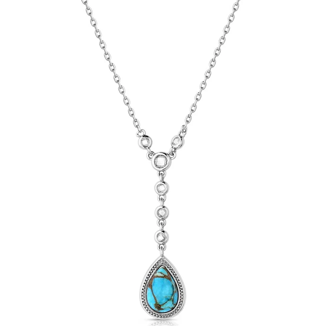 Delicate Cascade Turquoise Necklace NC6036
