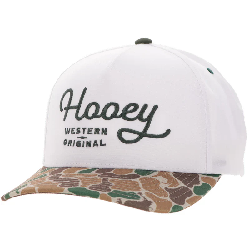 "OG" Hooey Hat White/Camo Trucker Cap - 2560T-WHCA