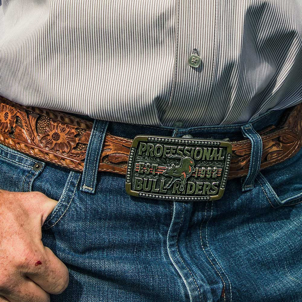 PBR 1992 Bull Riders Belt Buckle PBR938 - Image 2