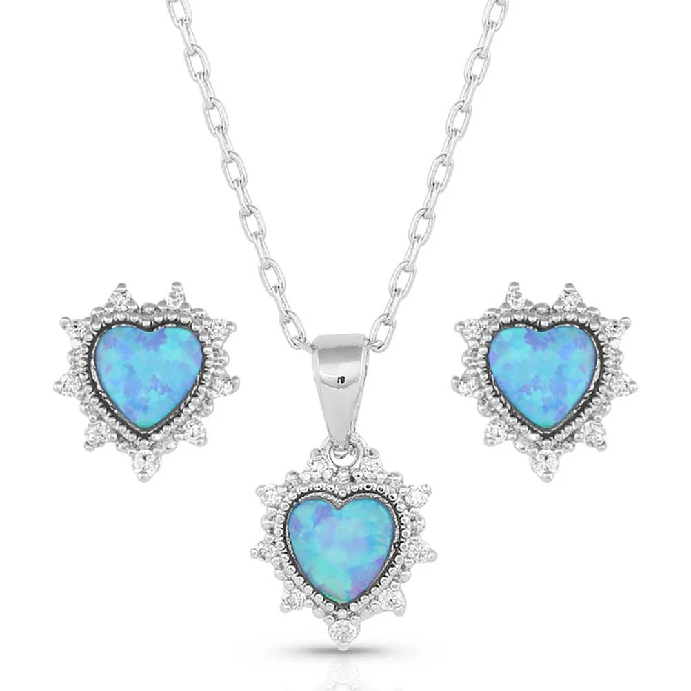 Royal  Opal Jewelry Set - JS5289