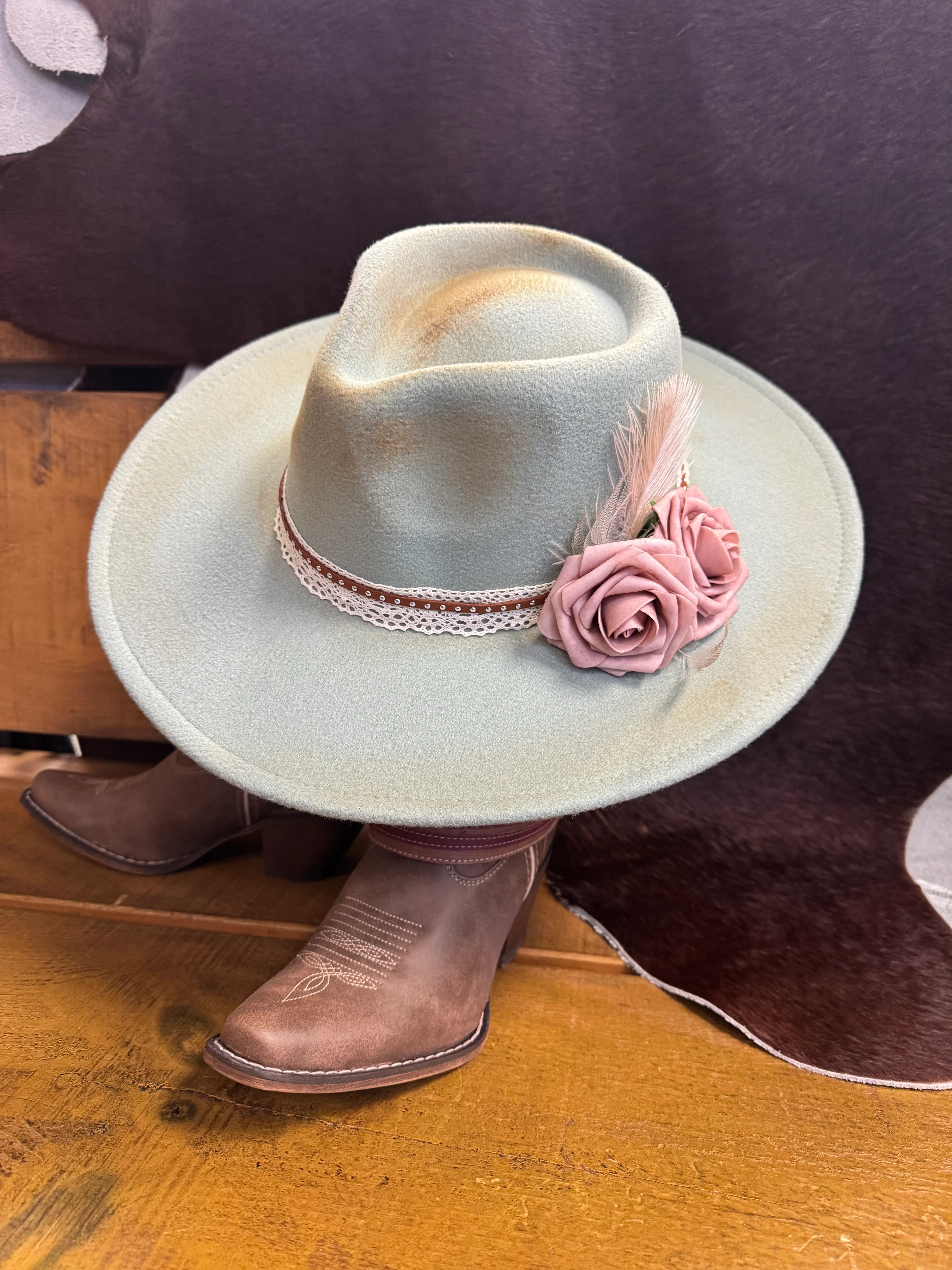 Sage Custom Designed Cowboy Hat