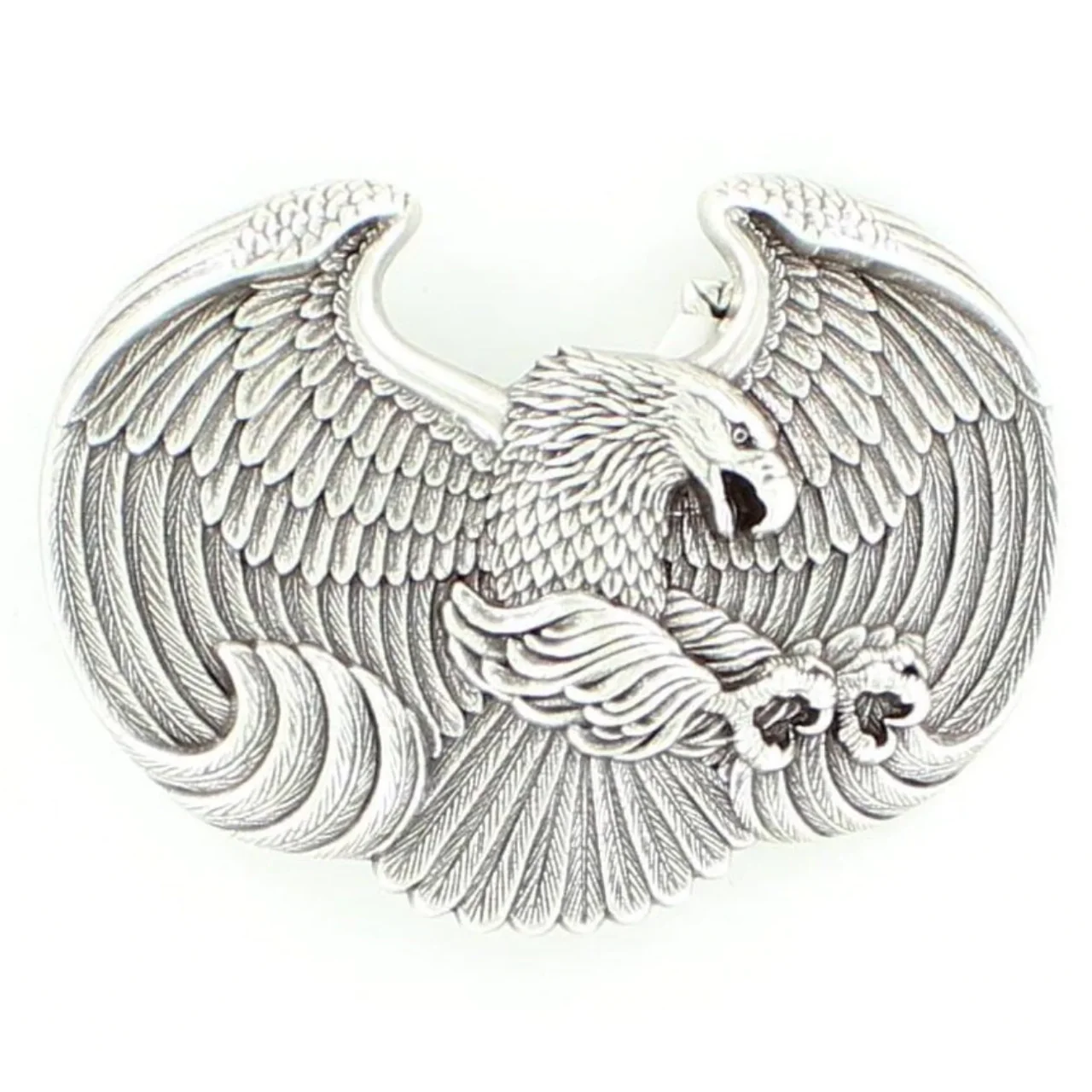 Silver Landing Eagle Oval Buckle 37658