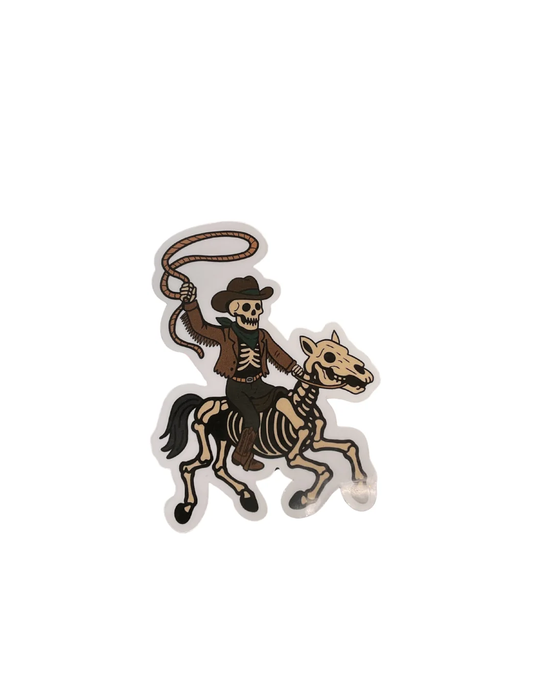 Skeleton Cowboy Sticker