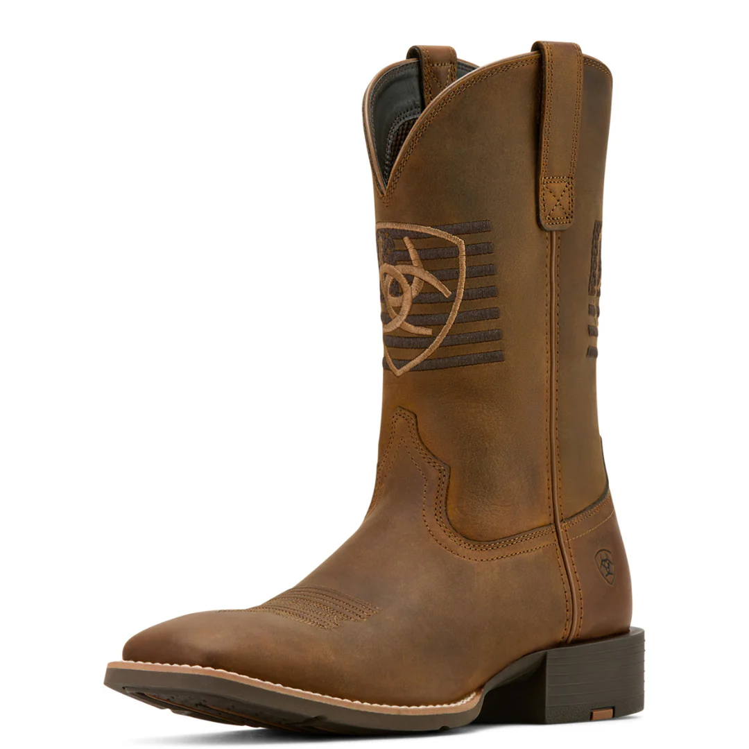 Ariat Sport Freedom Wide Square Toe Cowboy Boot - Image 2