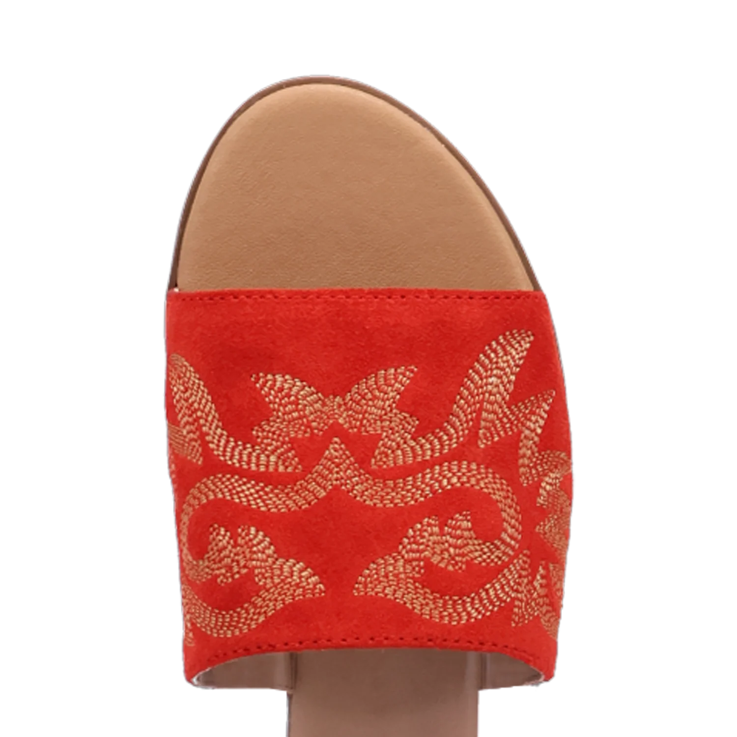 Suede Lasso Red Sandal - DI2235-RD - Image 6