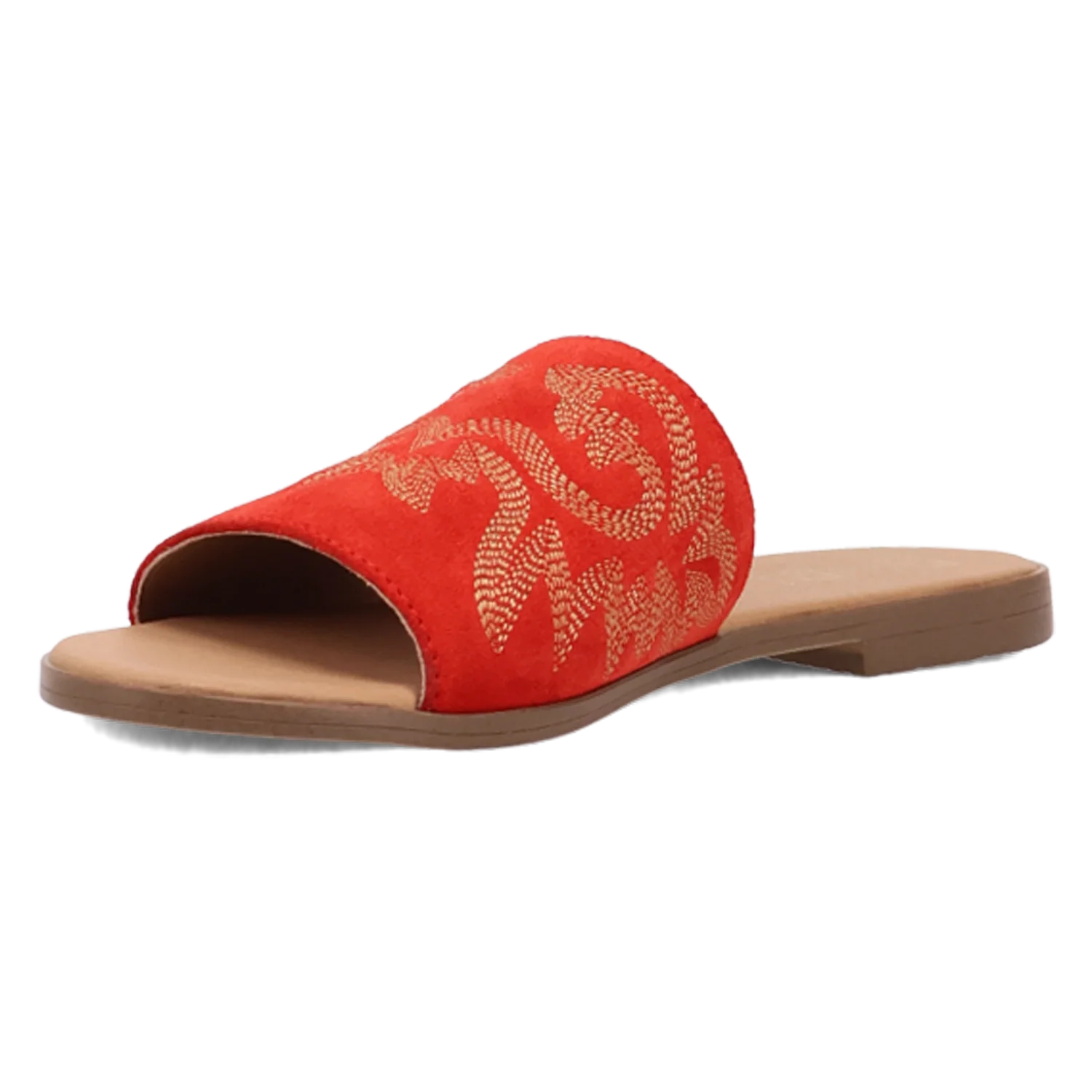 Suede Lasso Red Sandal - DI2235-RD - Image 8