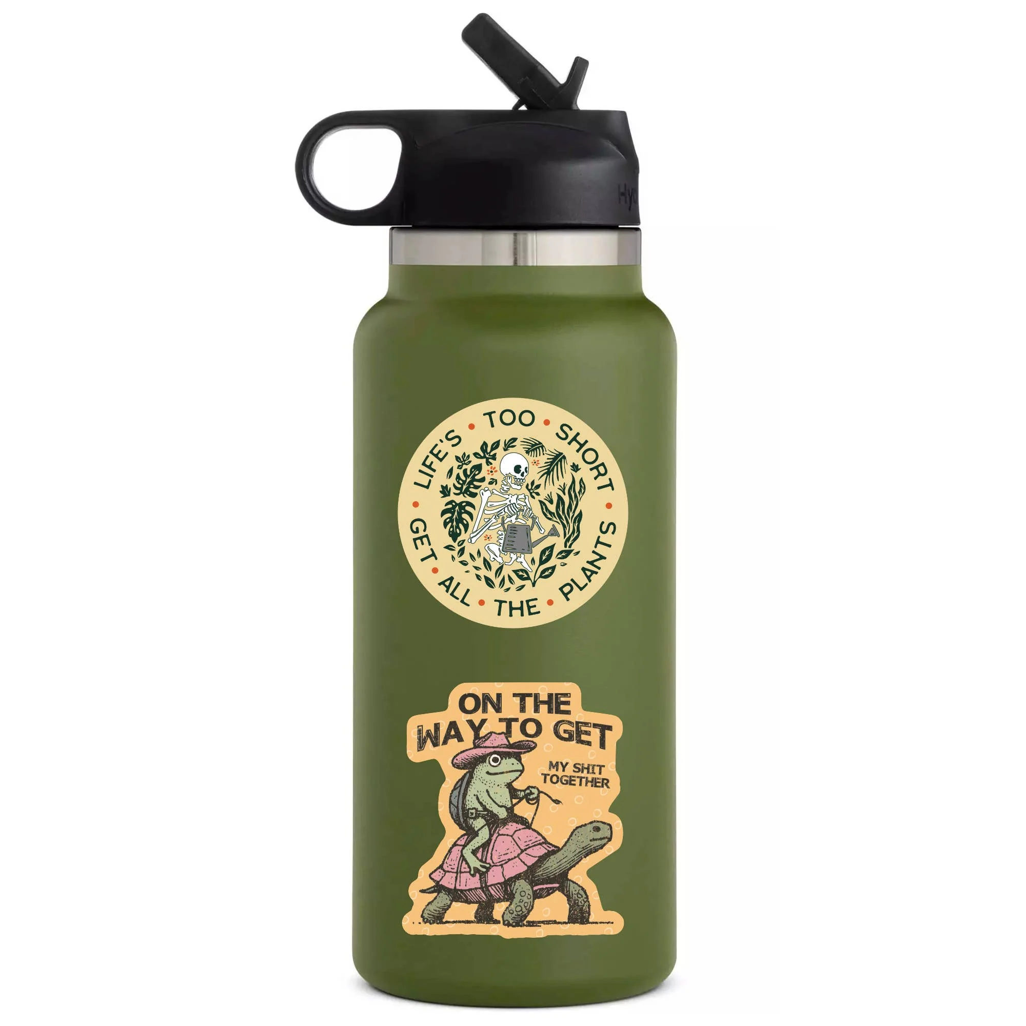 Swear Frog Cowboy Funny Turtle High Quality Vinyl Sticker - Image 3