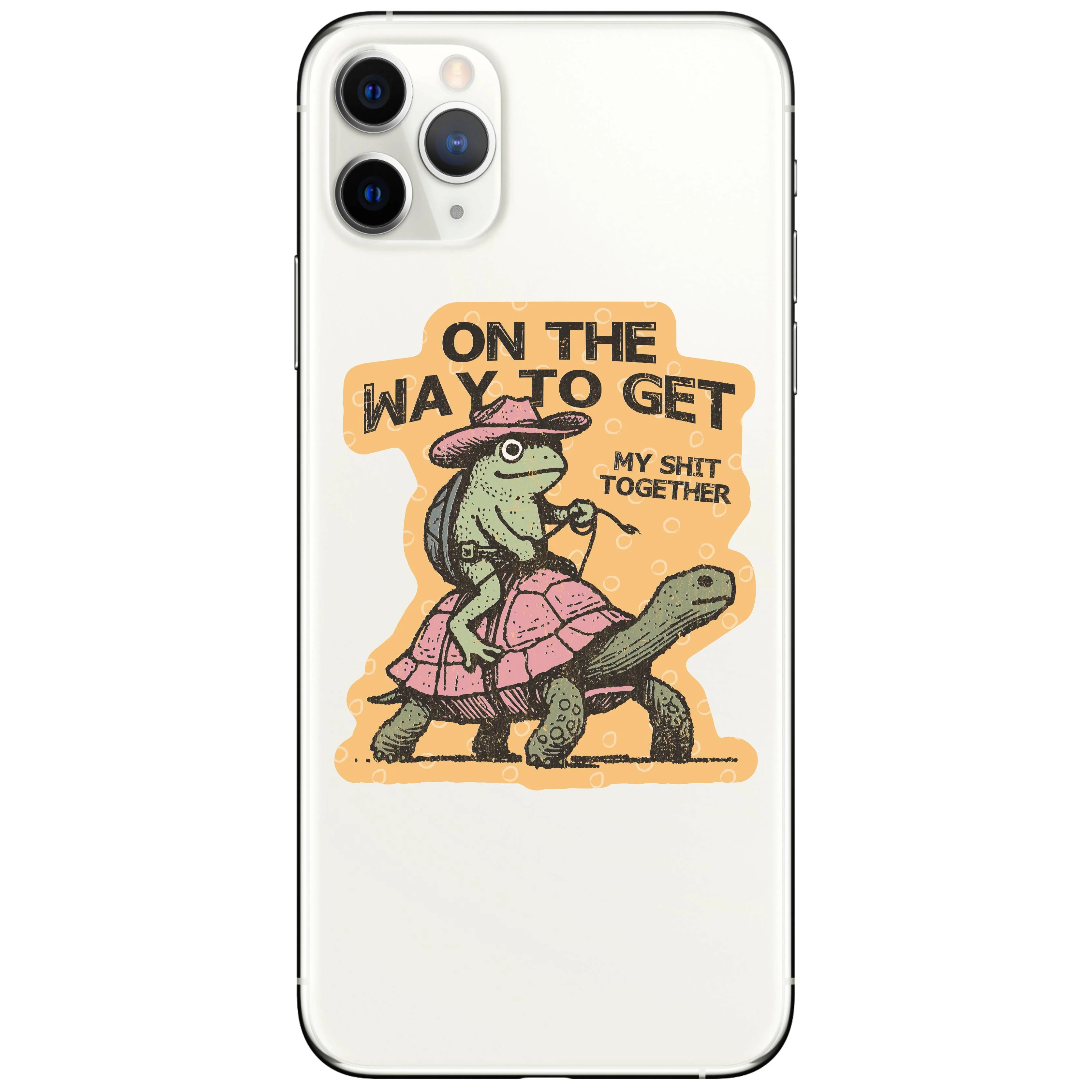 Swear Frog Cowboy Funny Turtle High Quality Vinyl Sticker - Image 5