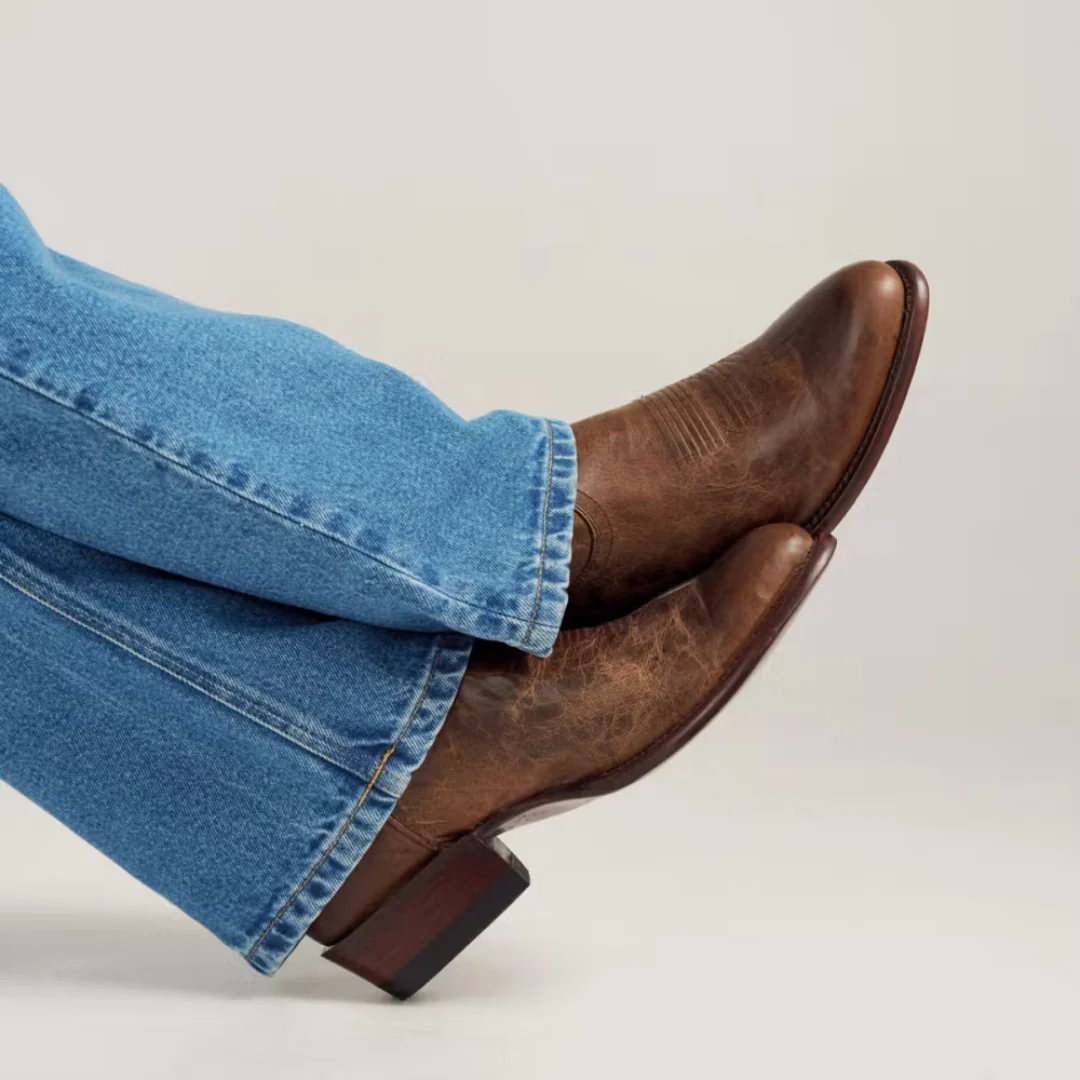 The Cartwright Cafe Goat Skin Cowboy Boot - 10001 - Image 7