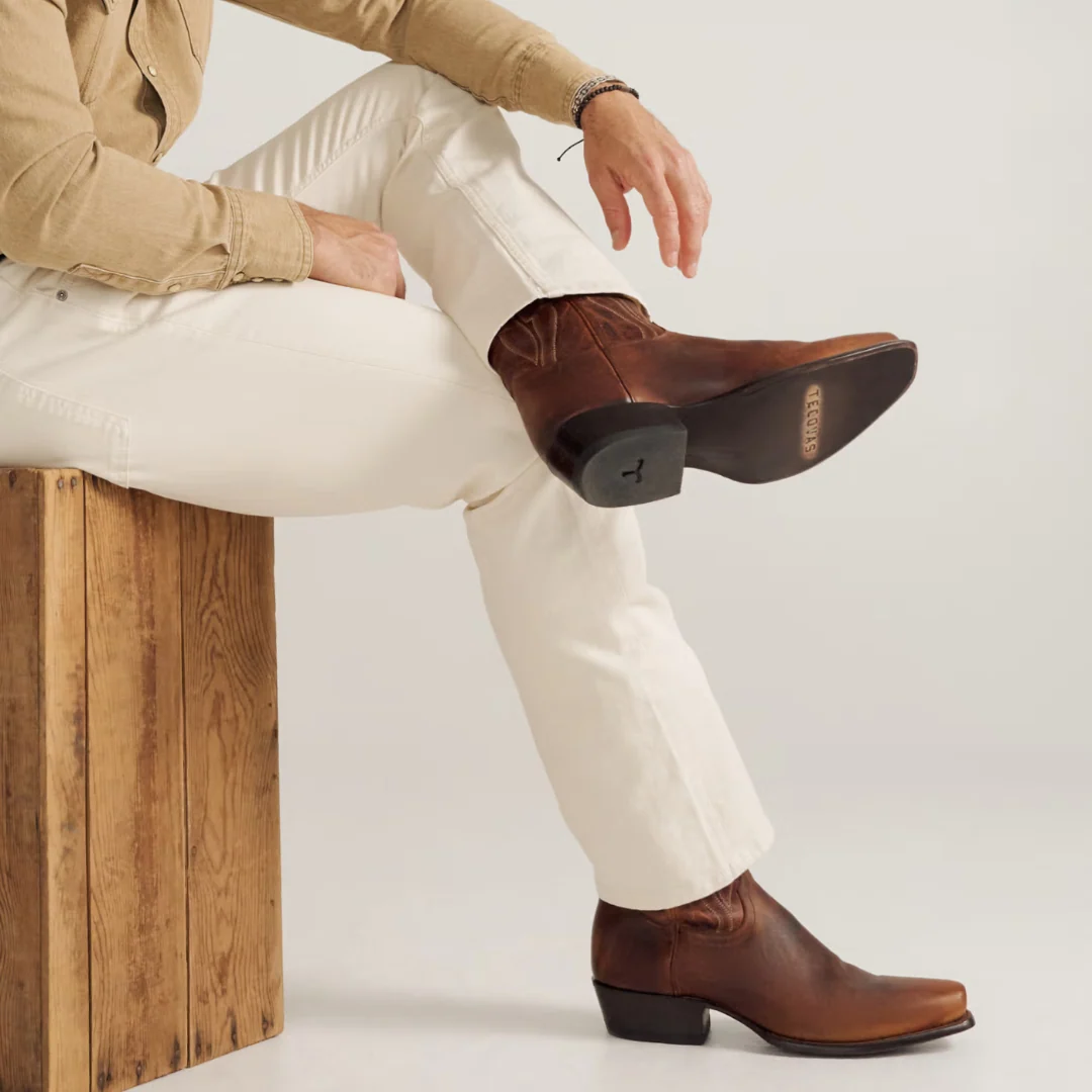 The Warren Mesquite Cowhide Cutter Toe Boot M10071 - Image 5