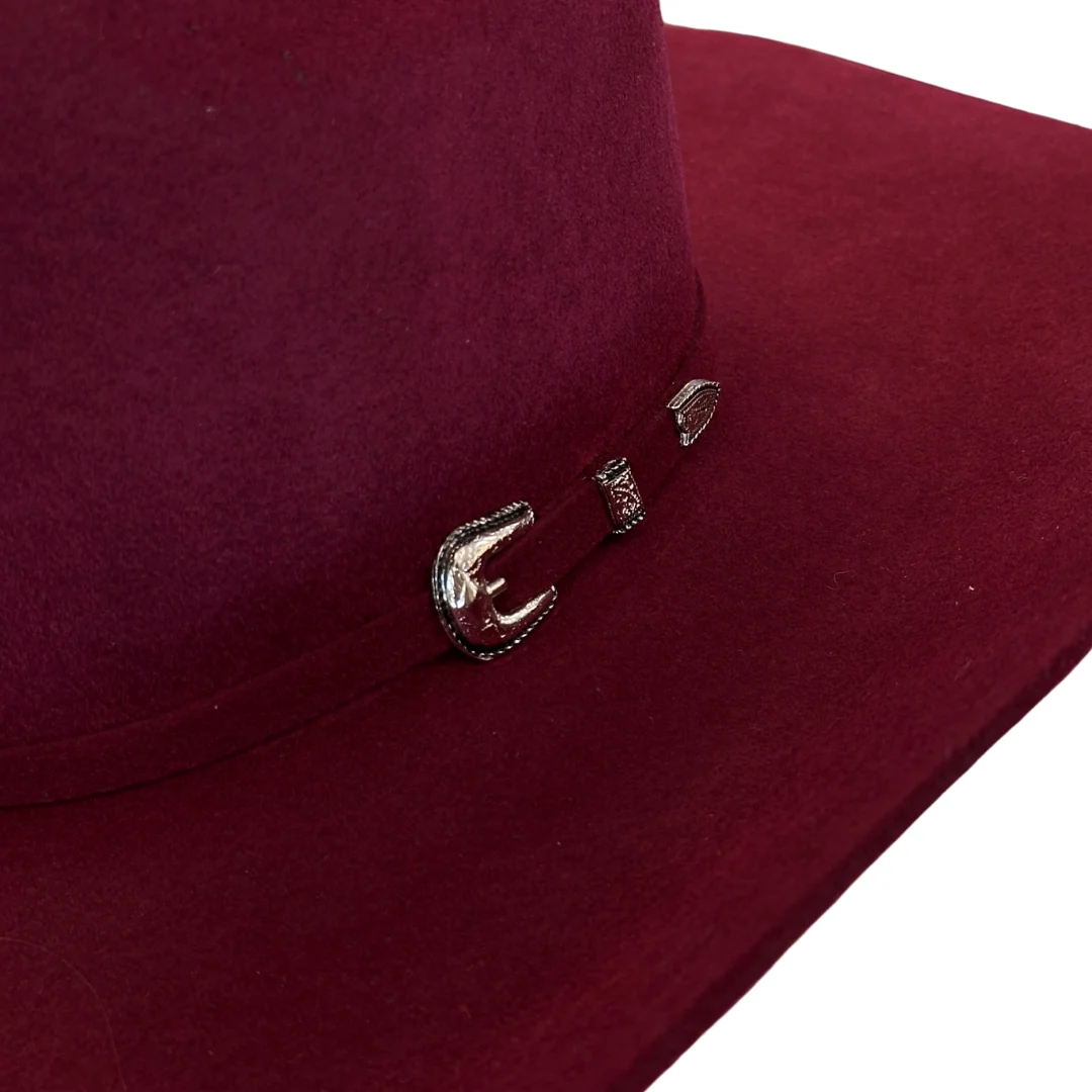 Thunder Hill Resistol Hat In Burgundy - RWTHHL-CJ4282 - Image 2